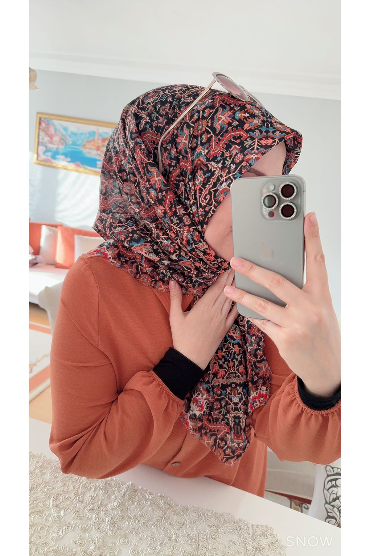 Rüya Koton Eşarp Hesapişi Model