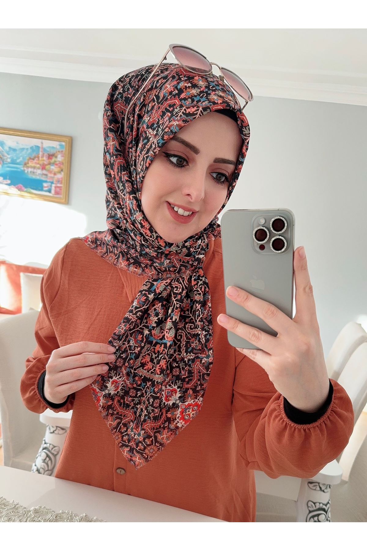 Rüya Koton Eşarp Hesapişi Model