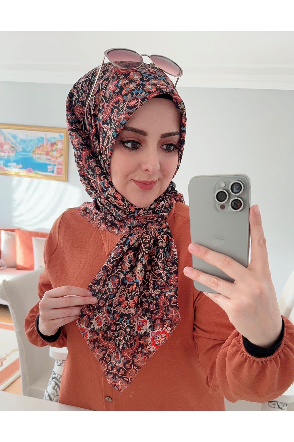 Rüya Koton Eşarp Hesapişi Model