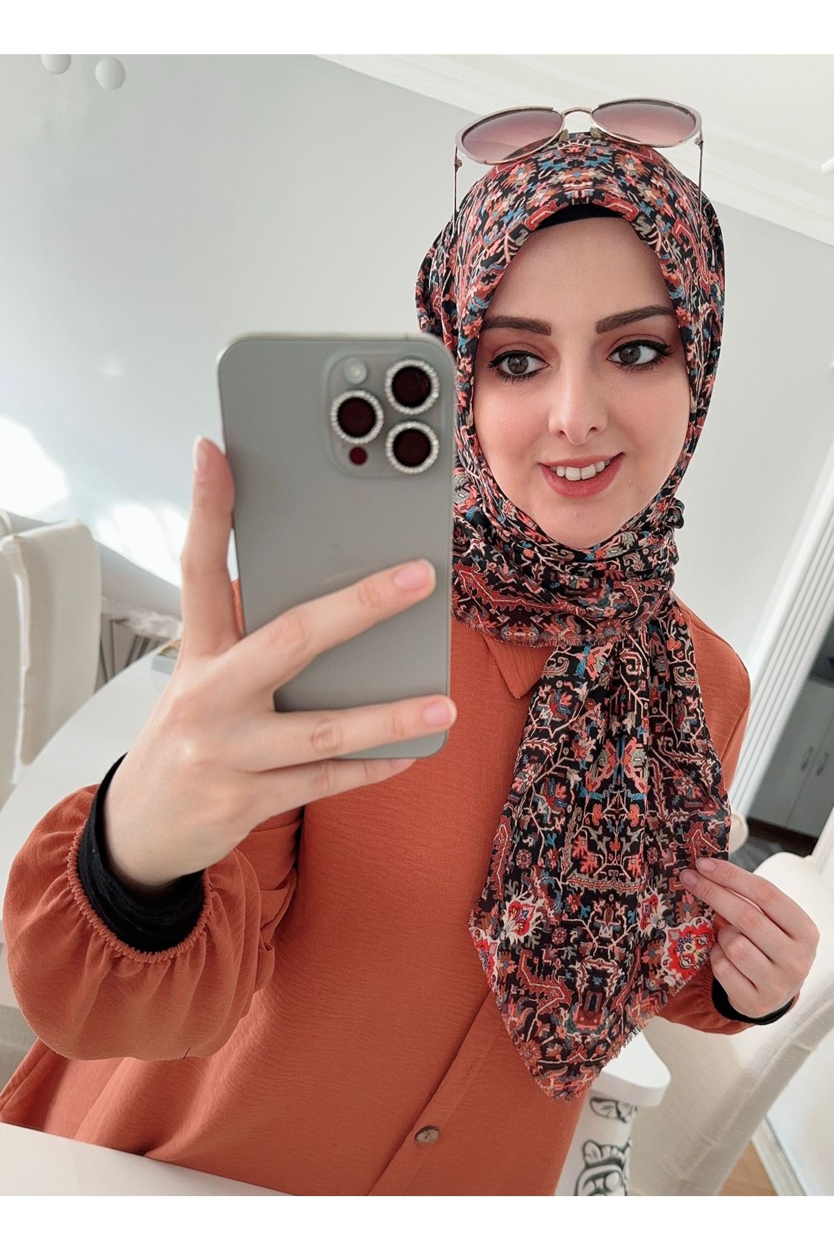 Rüya Koton Eşarp Hesapişi Model