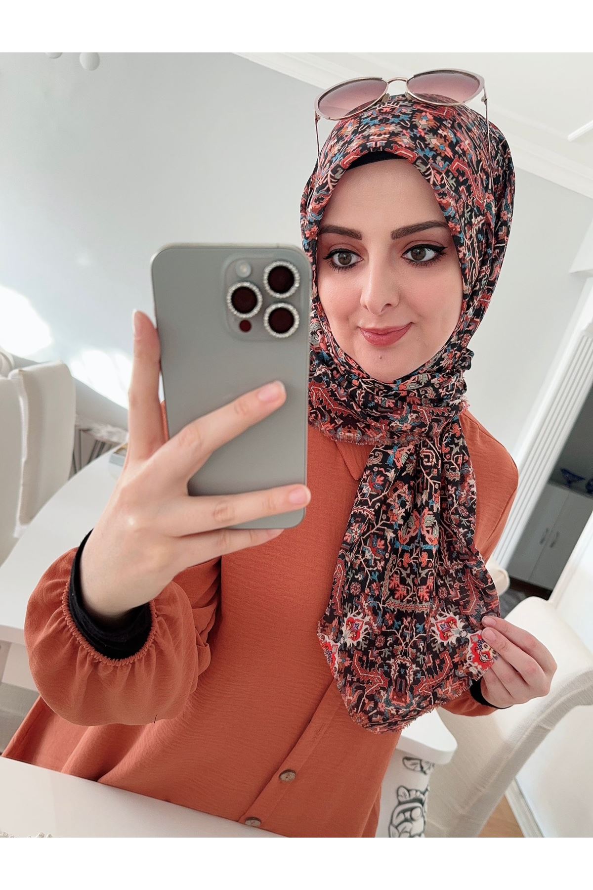 Rüya Koton Eşarp Hesapişi Model