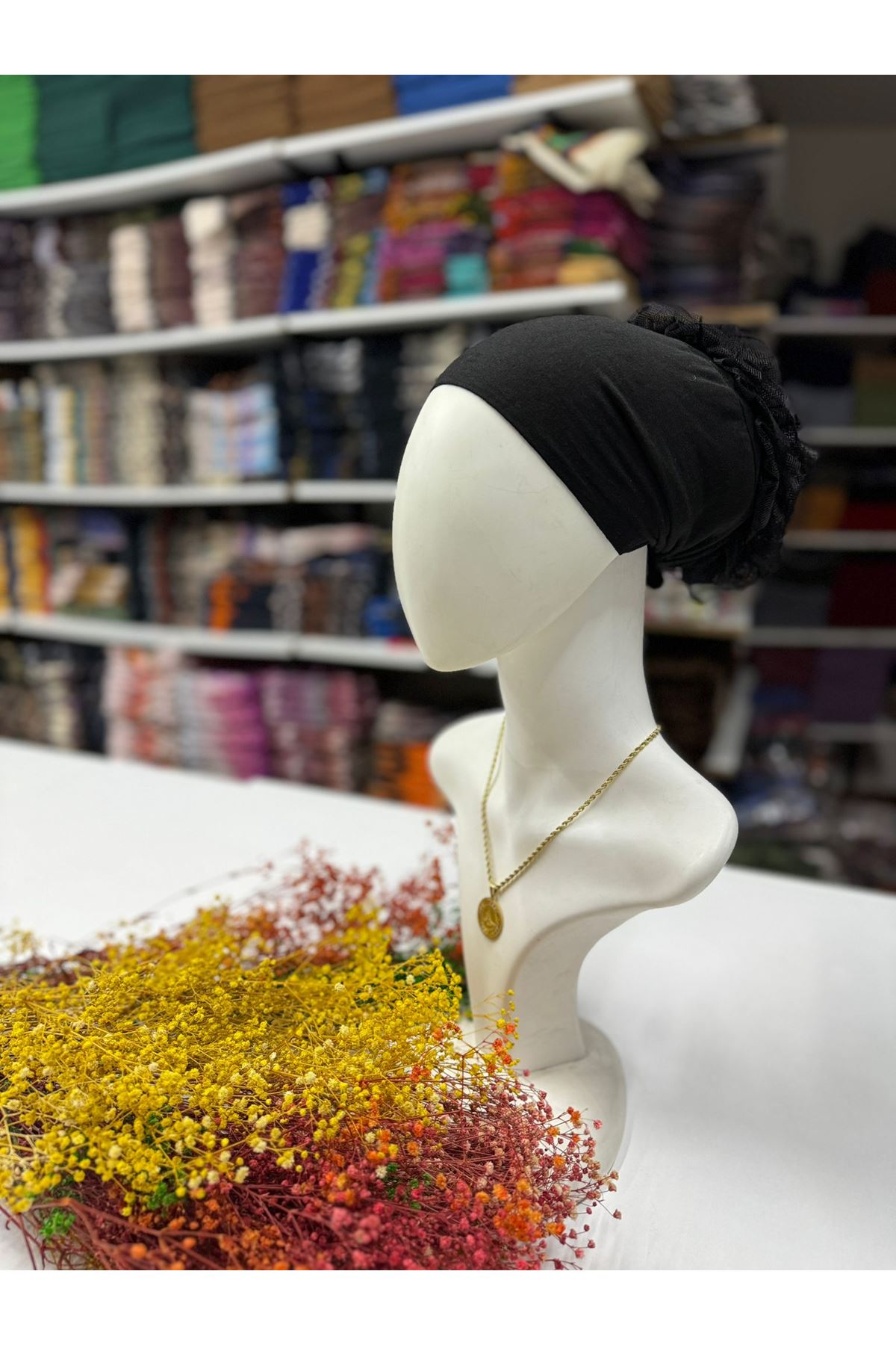 Dikişsiz Fırfırlı  Bone 