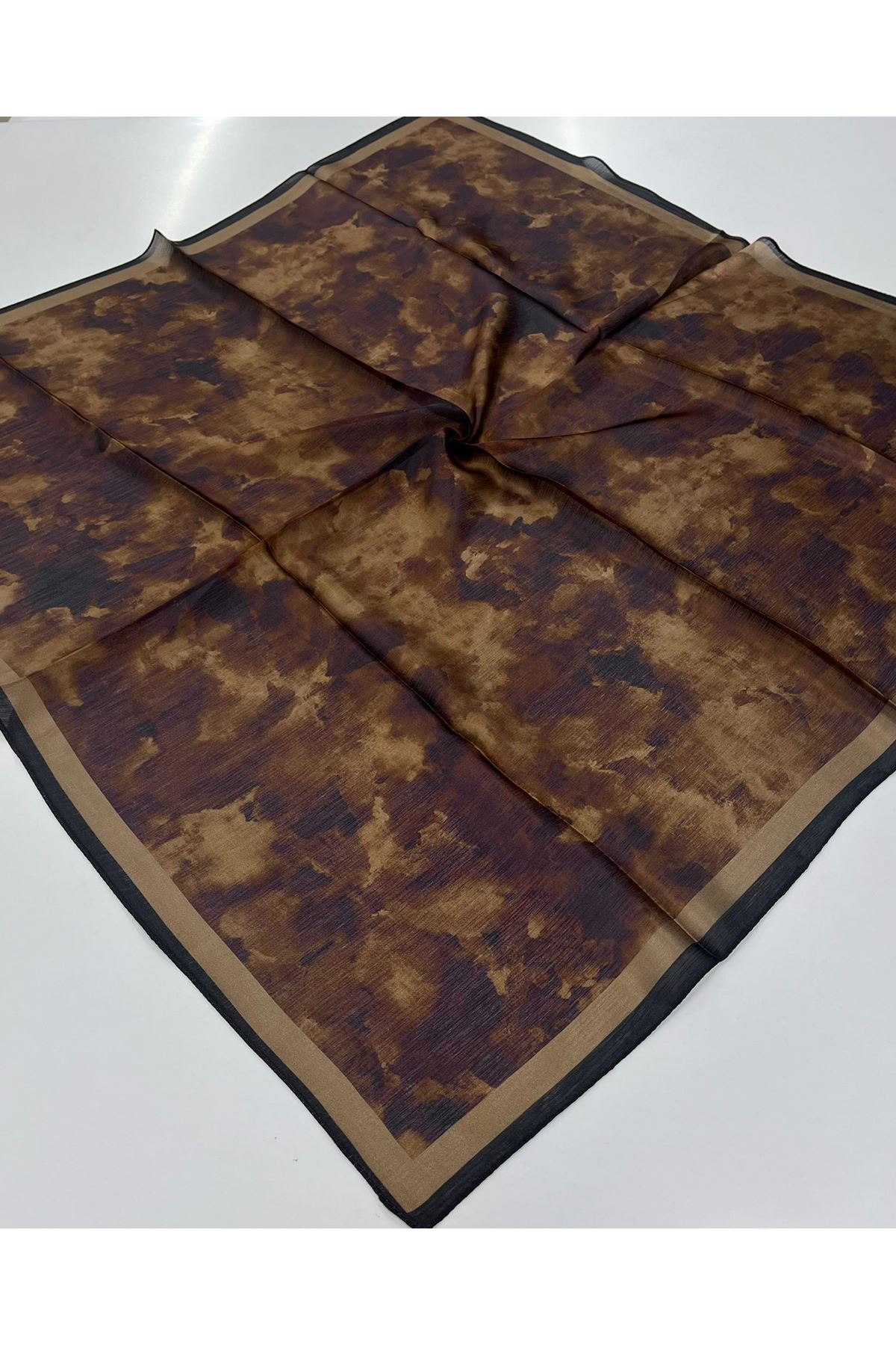 Bulut Desen Pırıltı Eşarp 