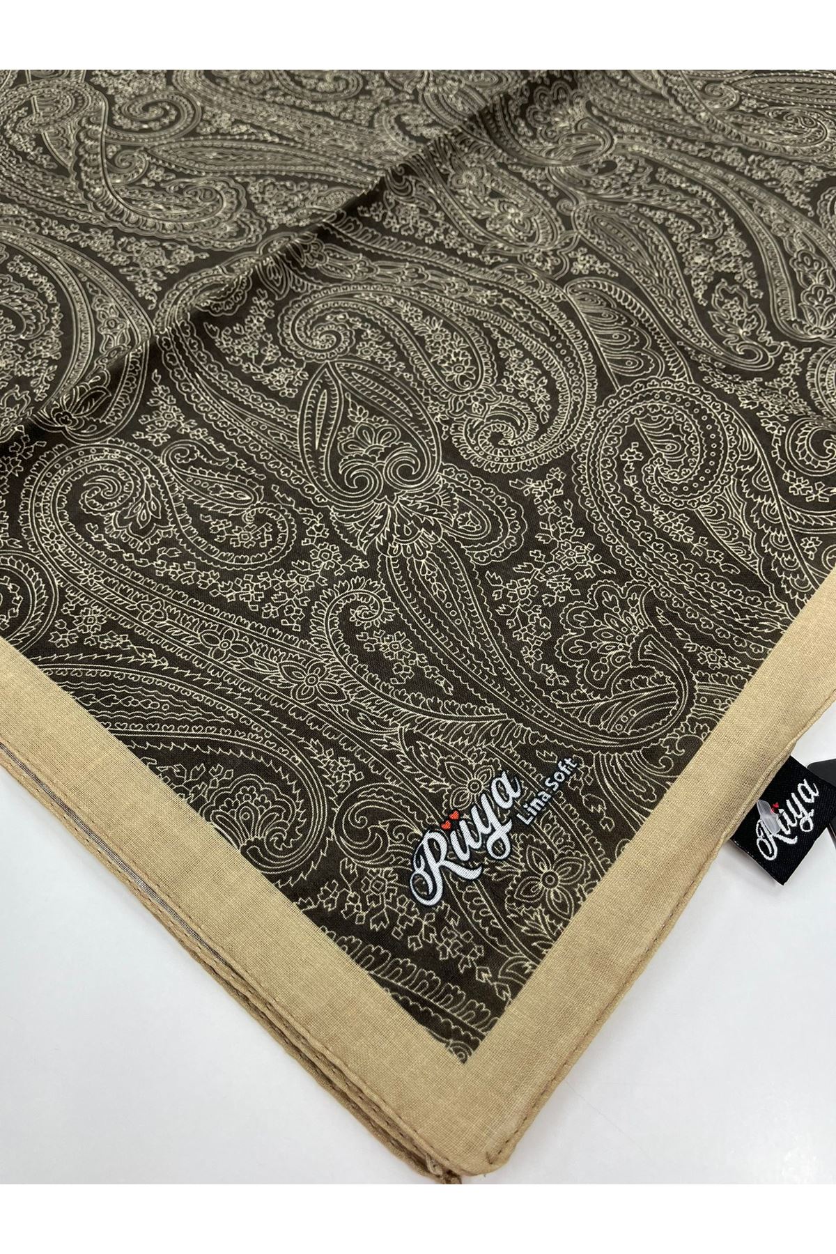 Rüya Lina Etnik Desen Soft Eşarp Kod: 0203  - V18