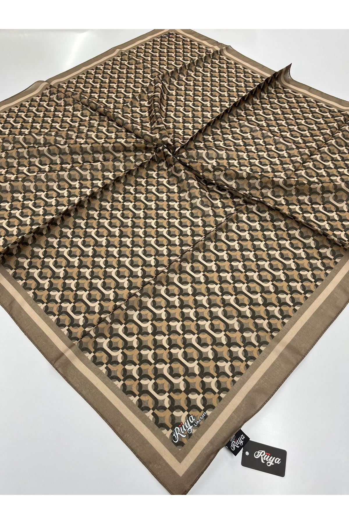 Rüya Lina Döngü Desen Soft Eşarp  