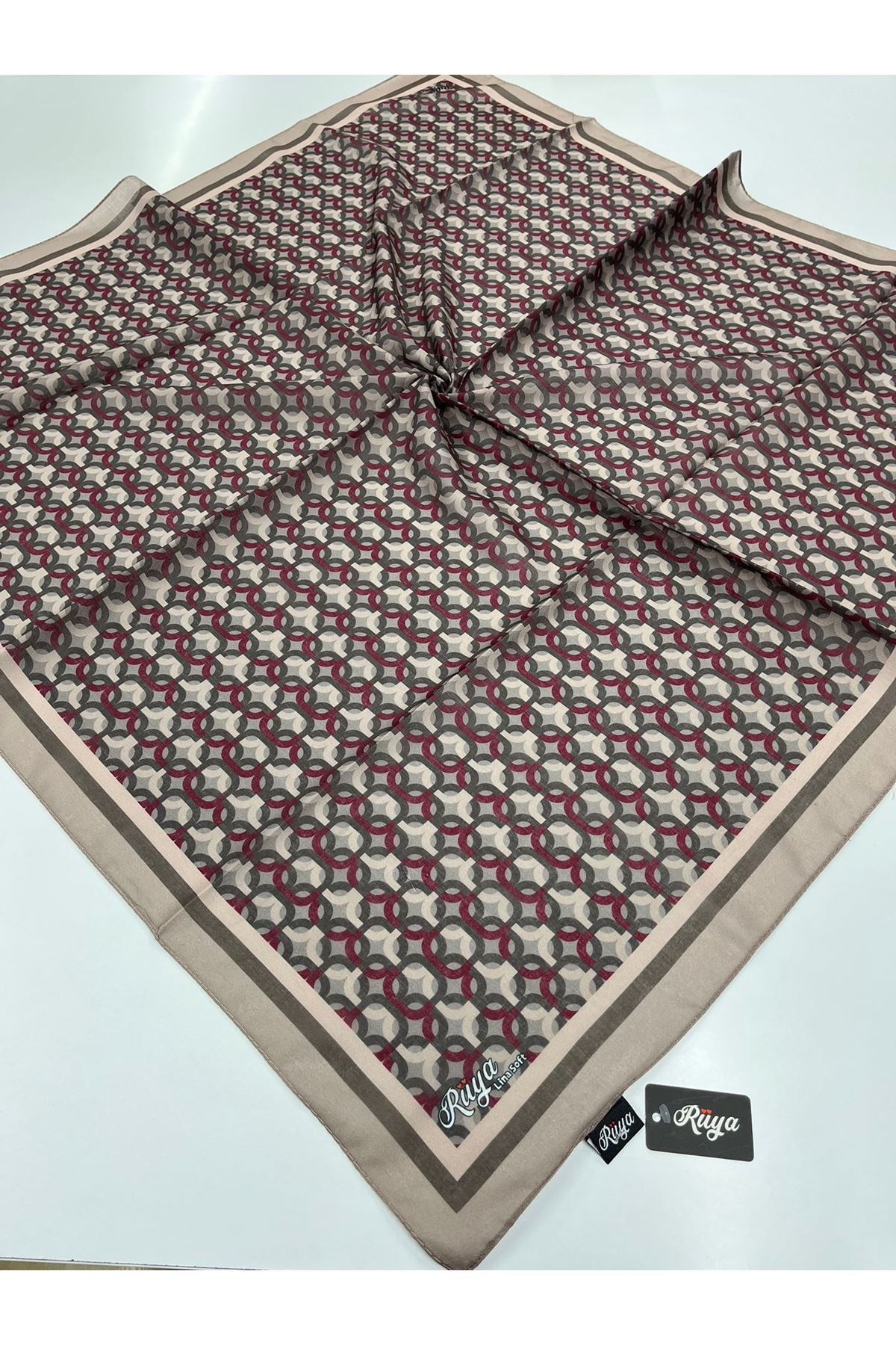 Rüya Lina Döngü Desen Soft Eşarp