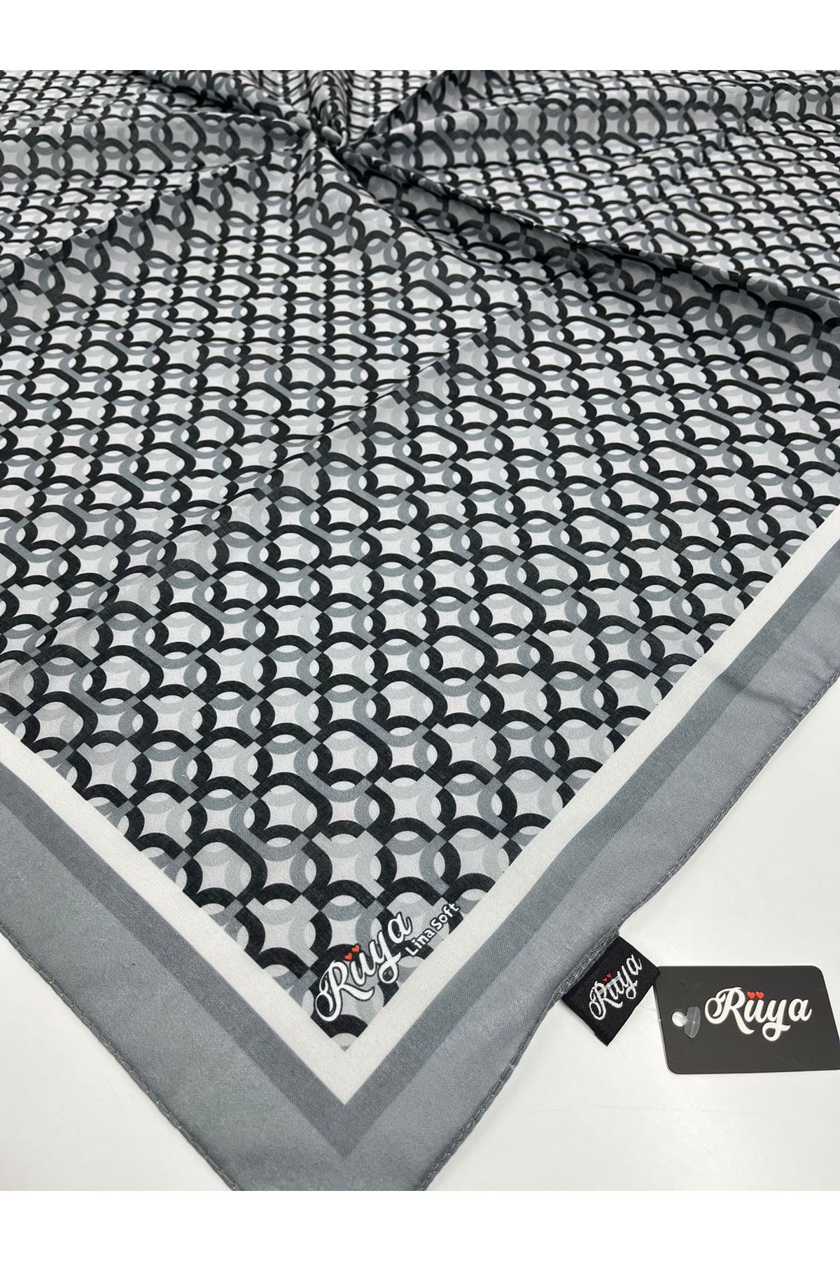 Rüya Lina Döngü Desen Soft Eşarp 