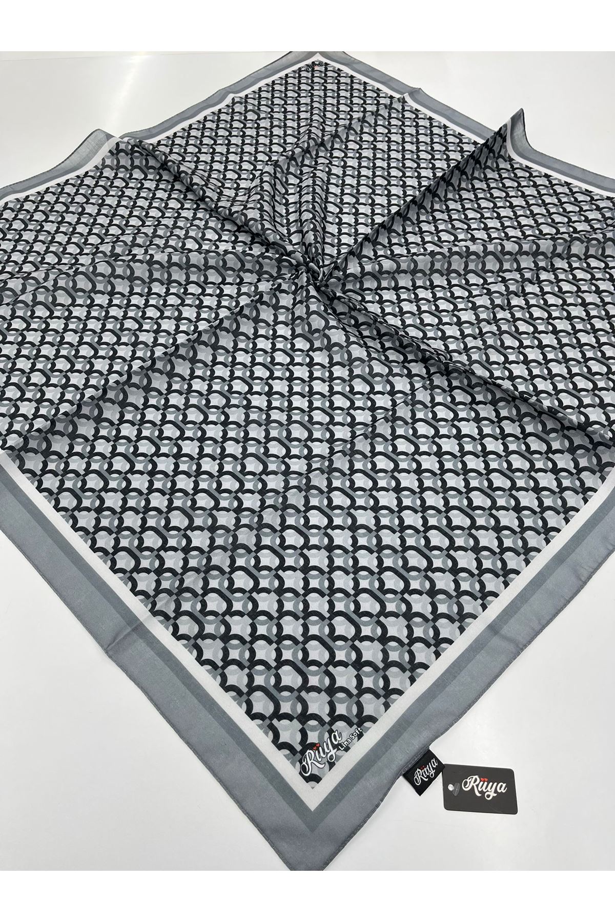 Rüya Lina Döngü Desen Soft Eşarp 