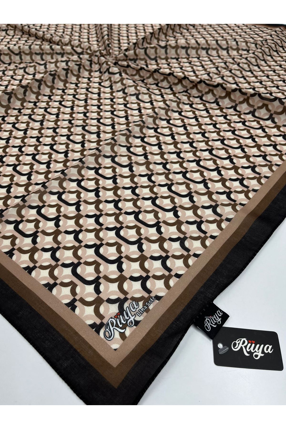 Rüya Lina Döngü Desen Soft Eşarp 