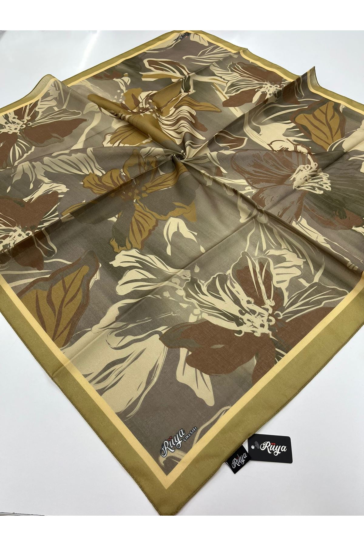 Rüya Lina Nergis Desen Soft Eşarp 