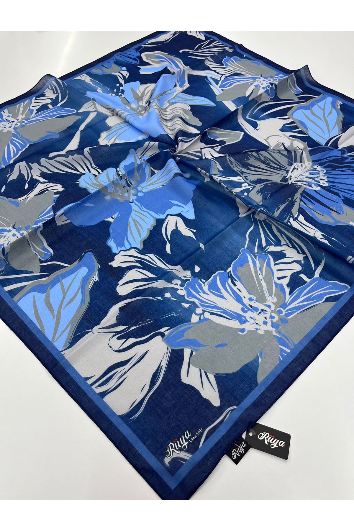 Rüya Lina Nergis Desen Soft Eşarp  