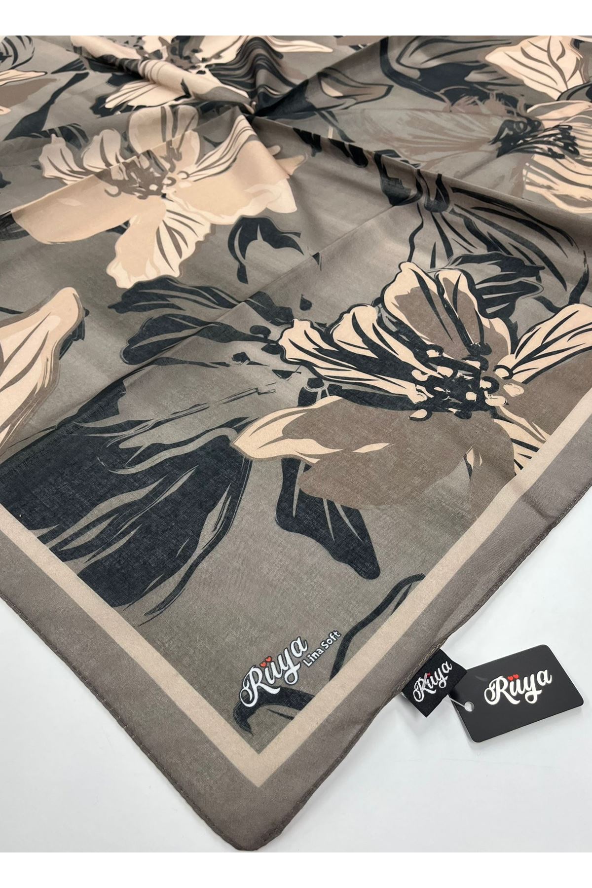 Rüya Lina Nergis Desen Soft Eşarp  