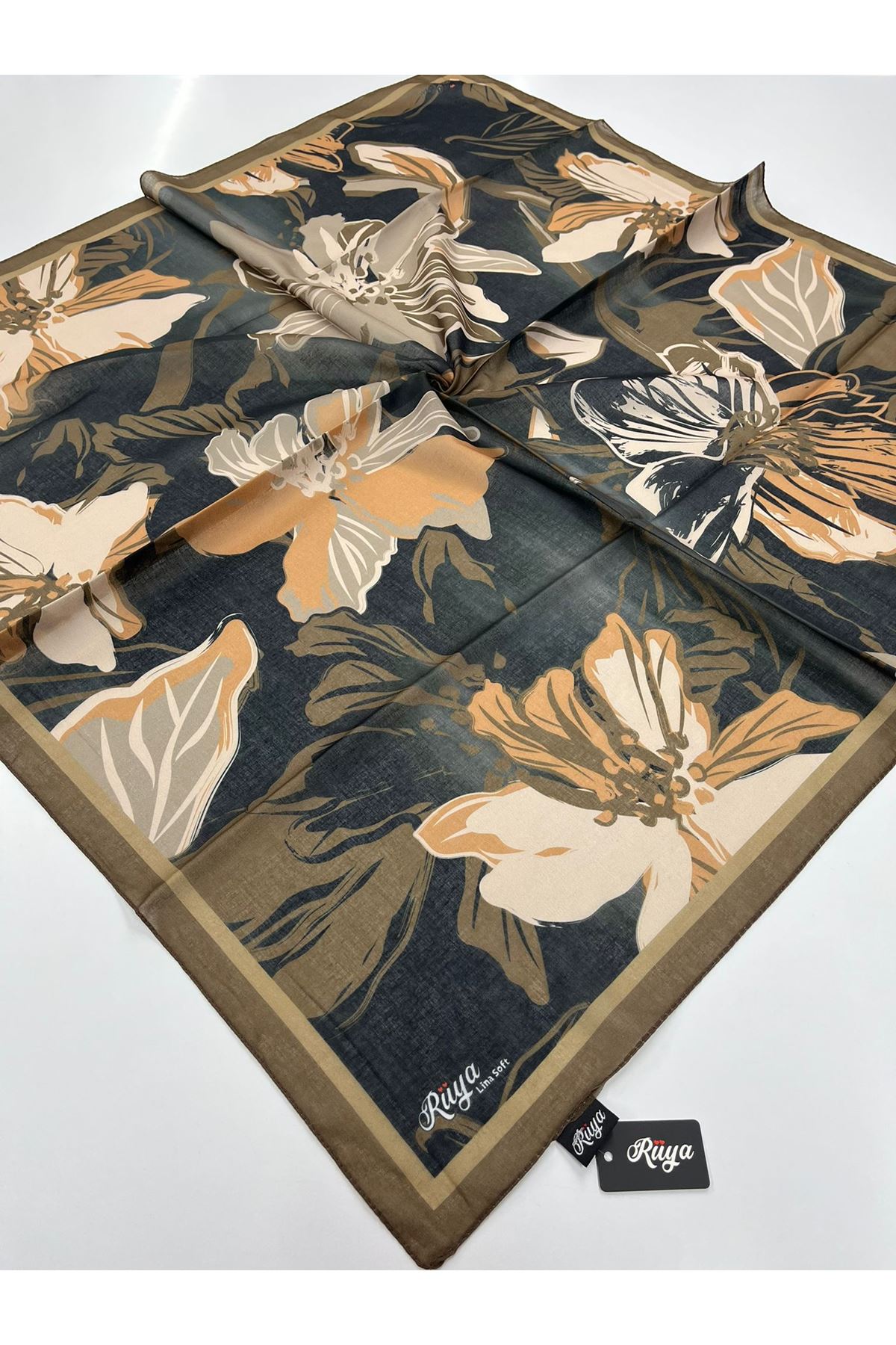 Rüya Lina Nergis Desen Soft Eşarp   