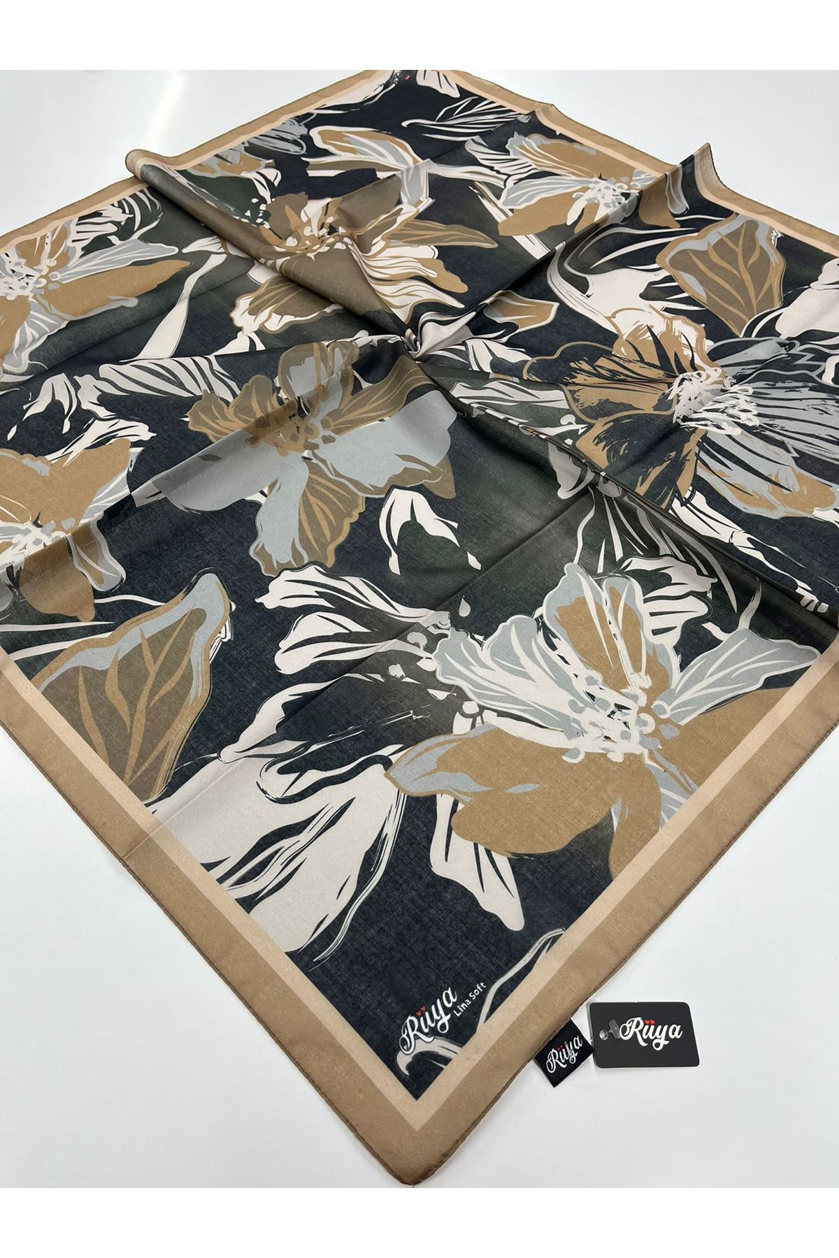 Rüya Lina Nergis Desen Soft Eşarp  