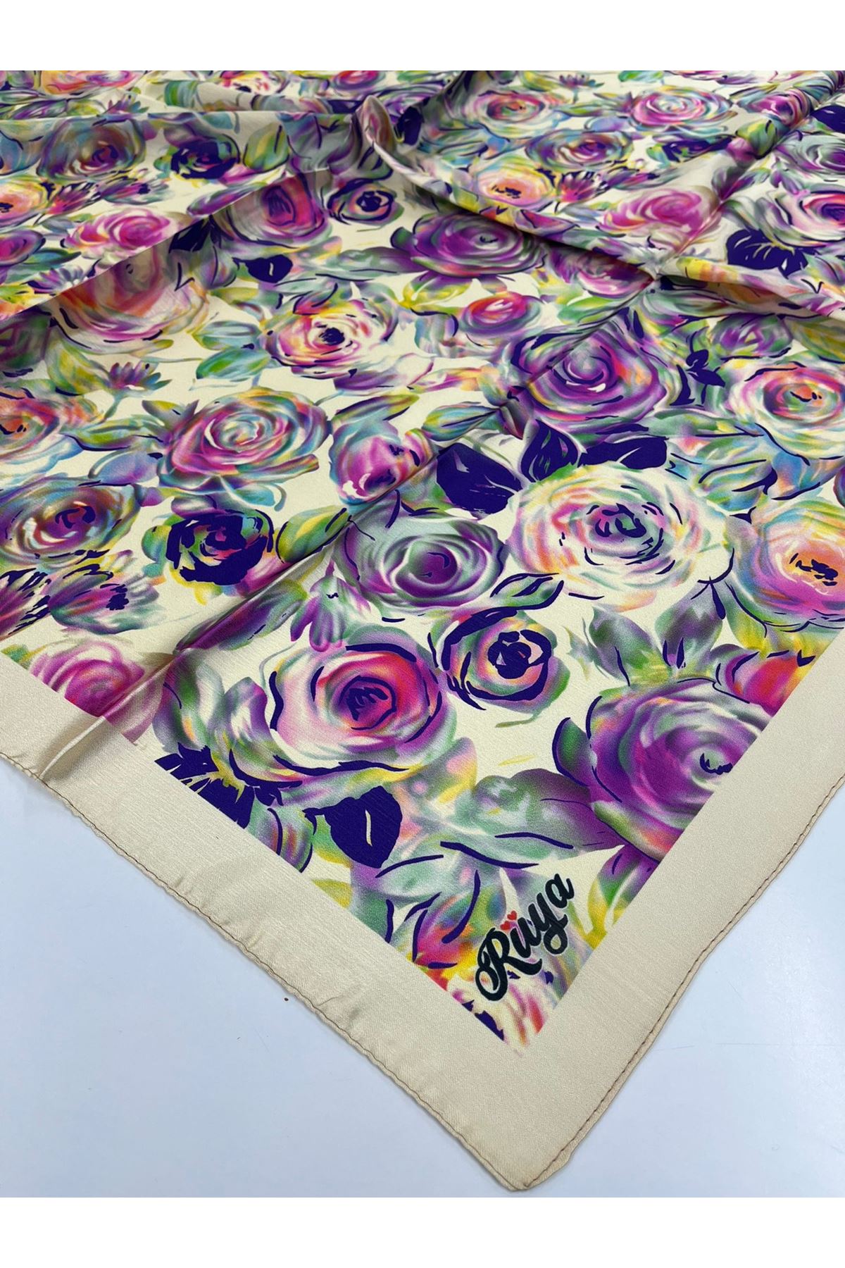 Ortanca Modeli Pırıltı Eşarp 6721