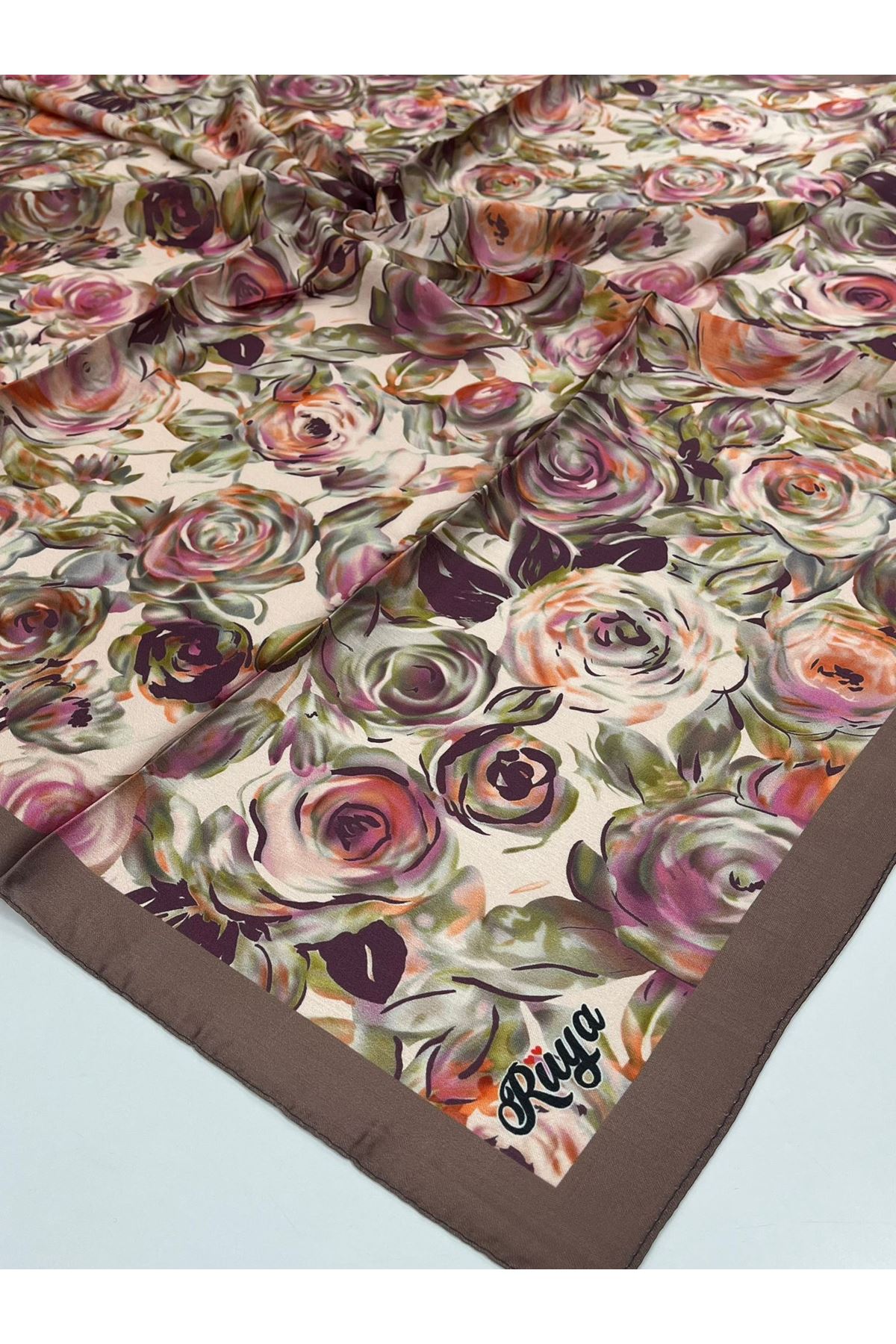 Ortanca Modeli Pırıltı Eşarp 6721 