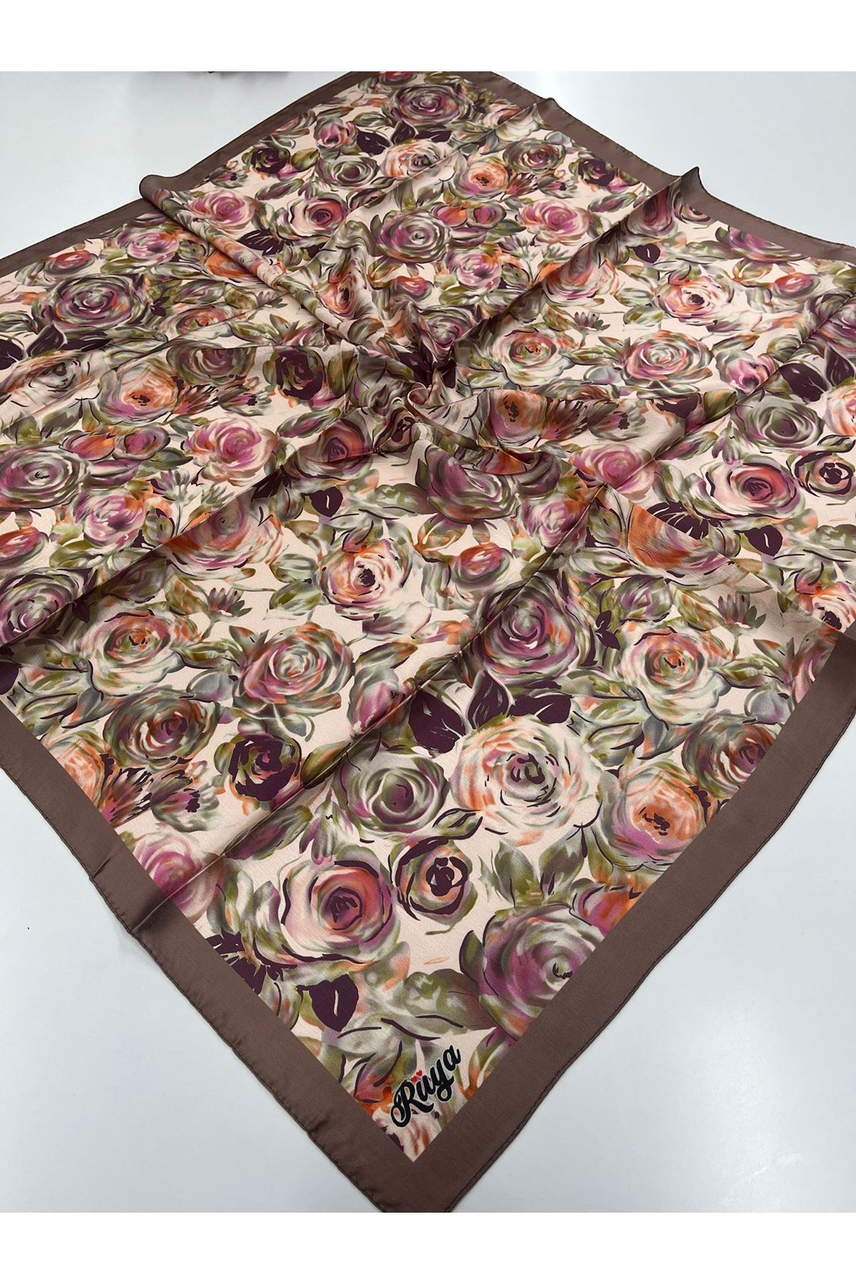 Ortanca Modeli Pırıltı Eşarp 6721 