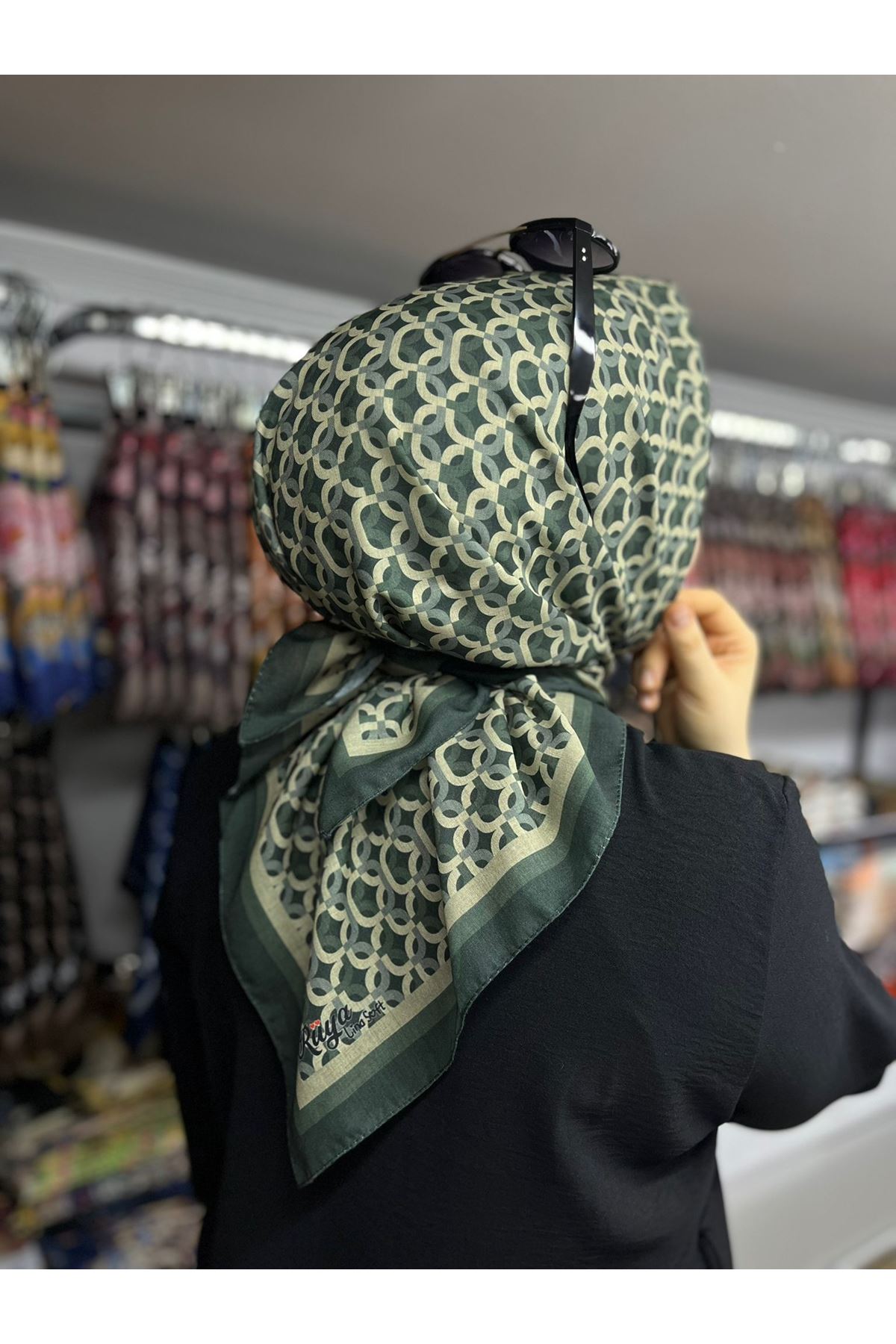 Rüya Lina Döngü Desen Soft Eşarp  