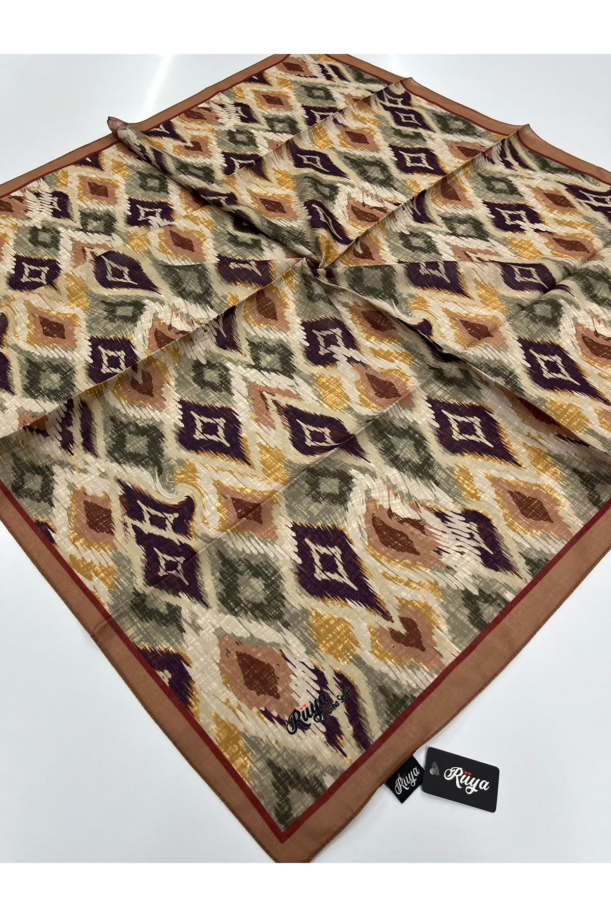 Rüya Lina Retro Desen Soft Eşarp