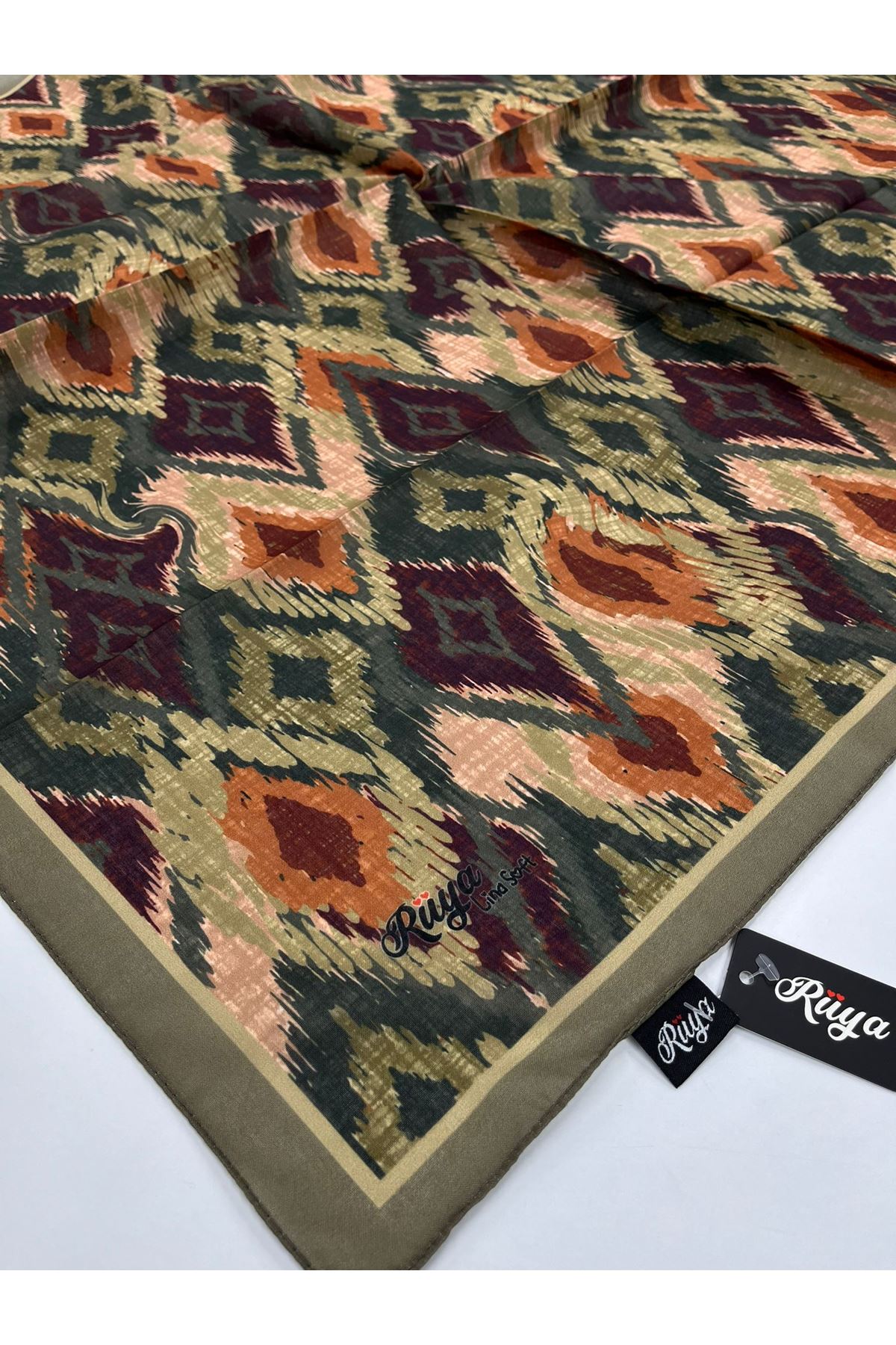 Rüya Lina Retro Desen Soft Eşarp 