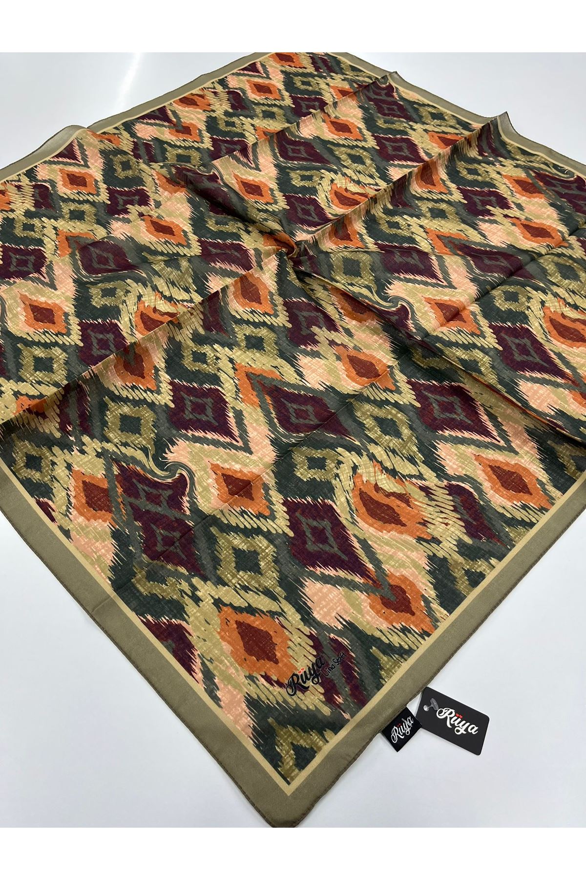 Rüya Lina Retro Desen Soft Eşarp 