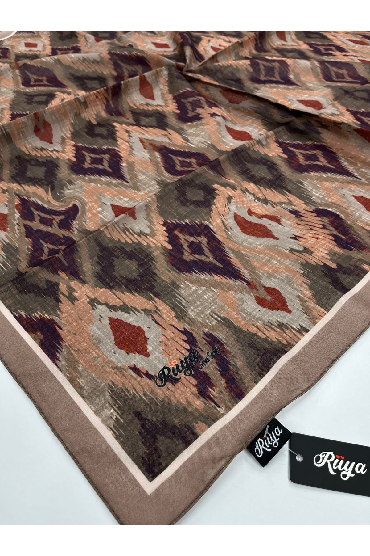 Rüya Lina Retro Desen Soft Eşarp  