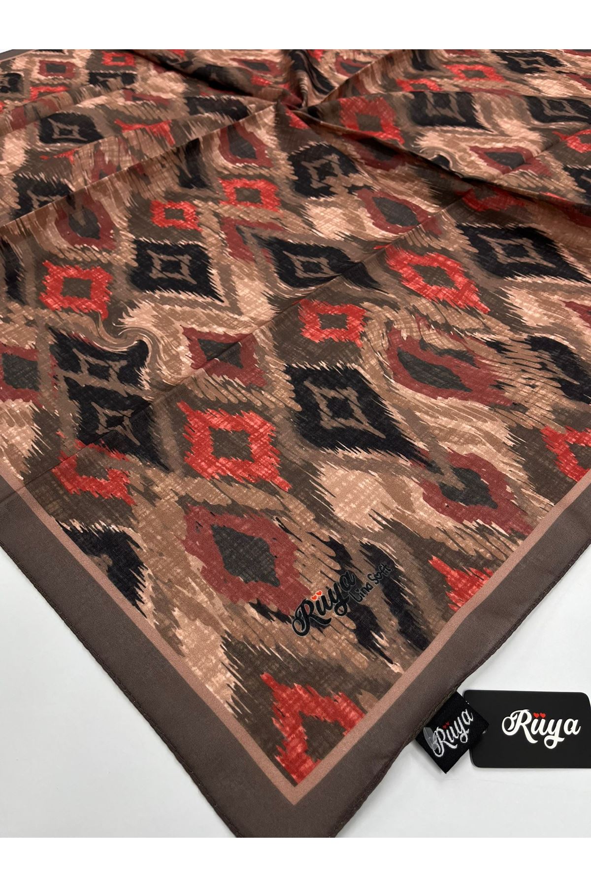 Rüya Lina Retro Desen Soft Eşarp   