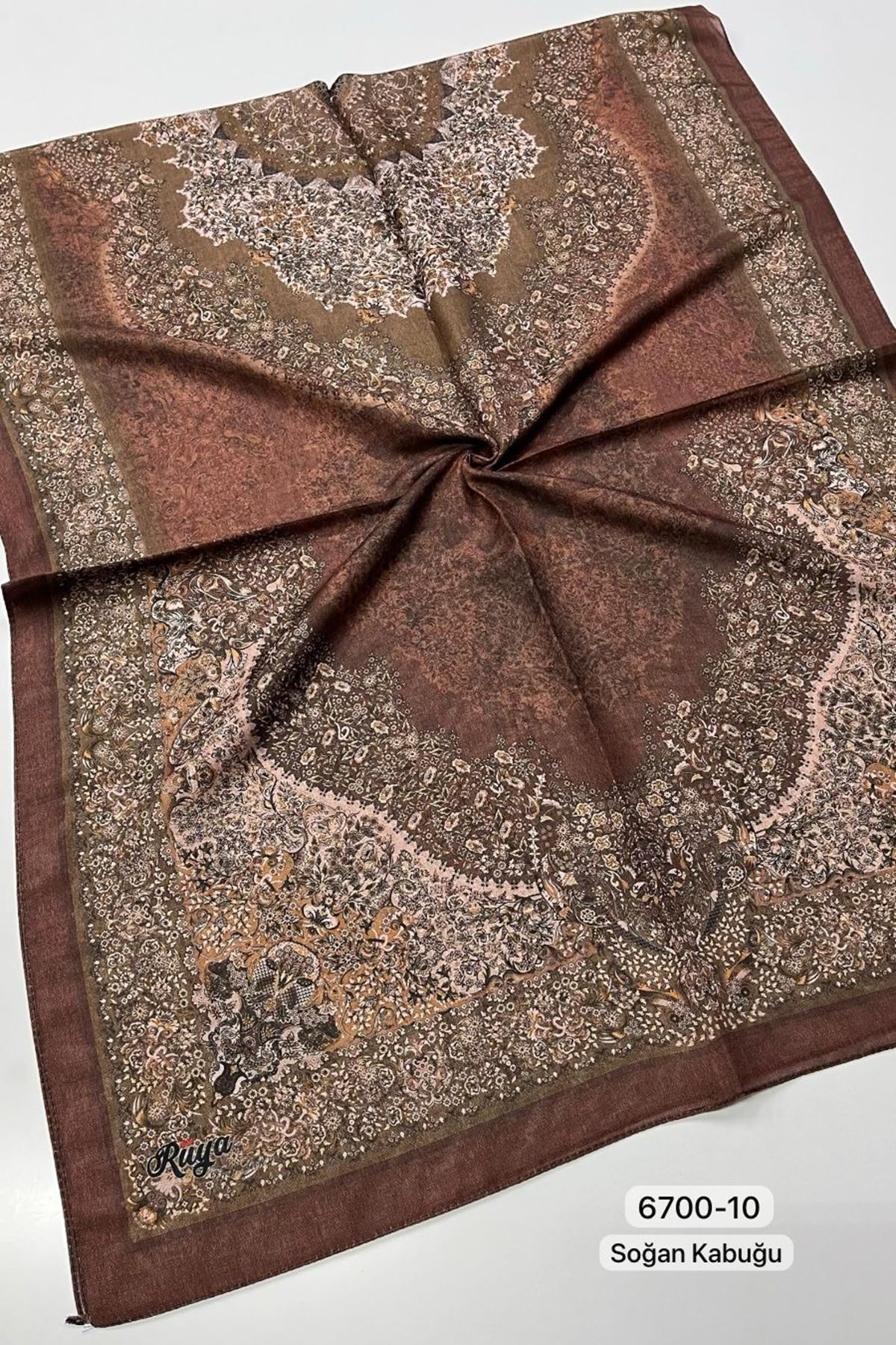 Rüya Organik Şal Kod:6700-10 (Soğan Kabuğu)