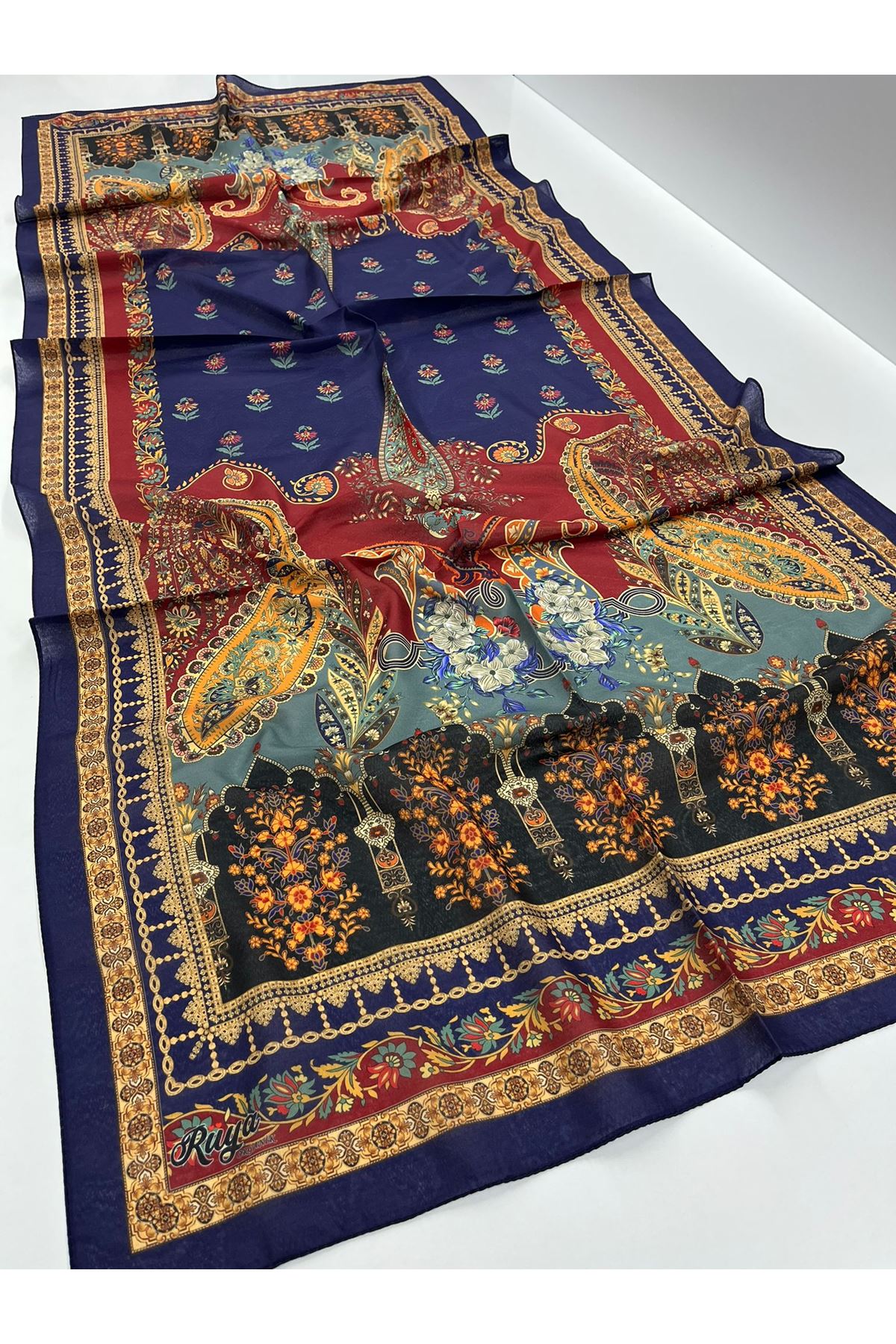 Etnik Desen Rüya Organik Şal 