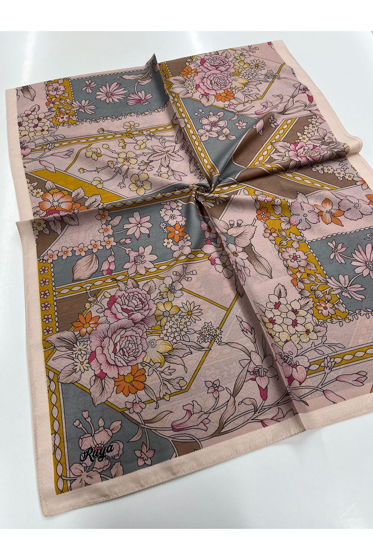 Tomurcuk Desen Rüya Organik Şal     