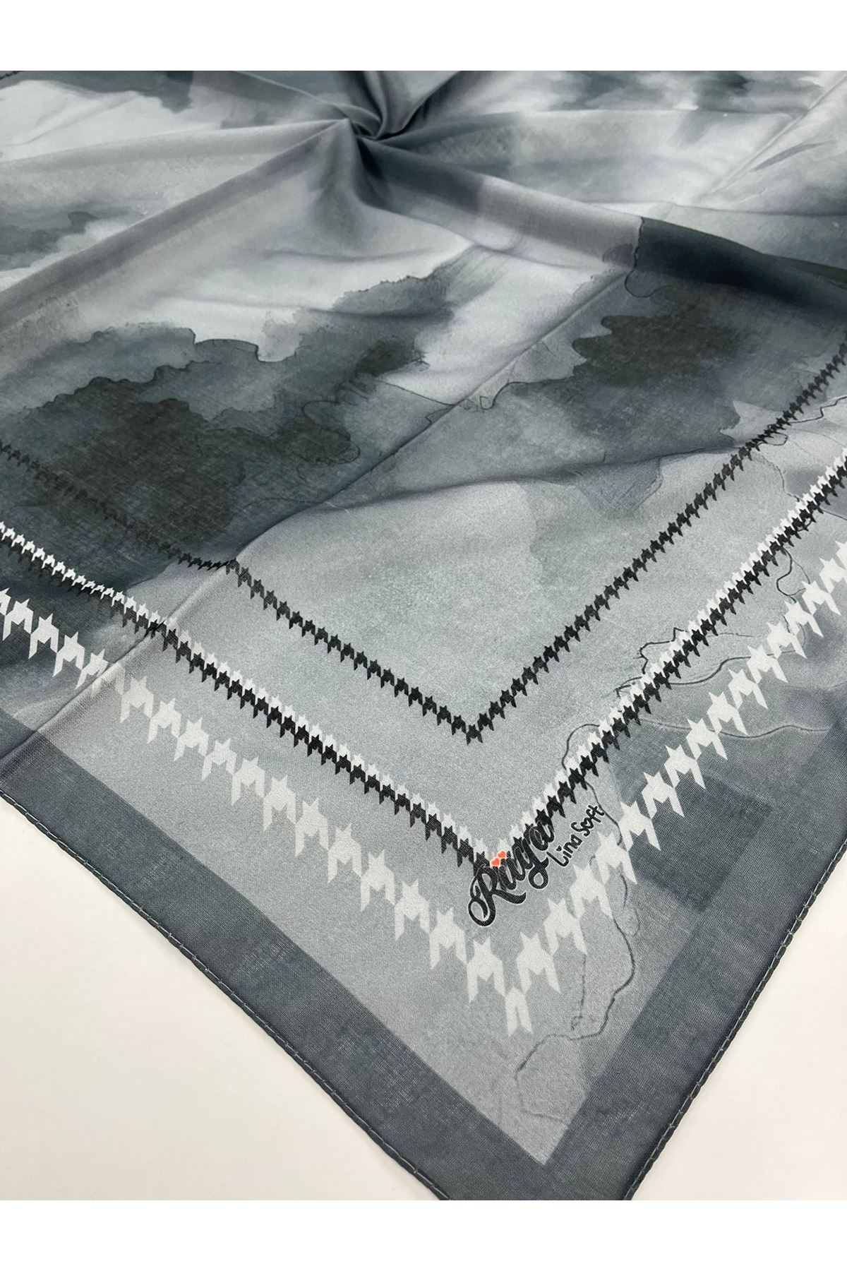 Rüya Lina Kazayağı Desen Soft Eşarp