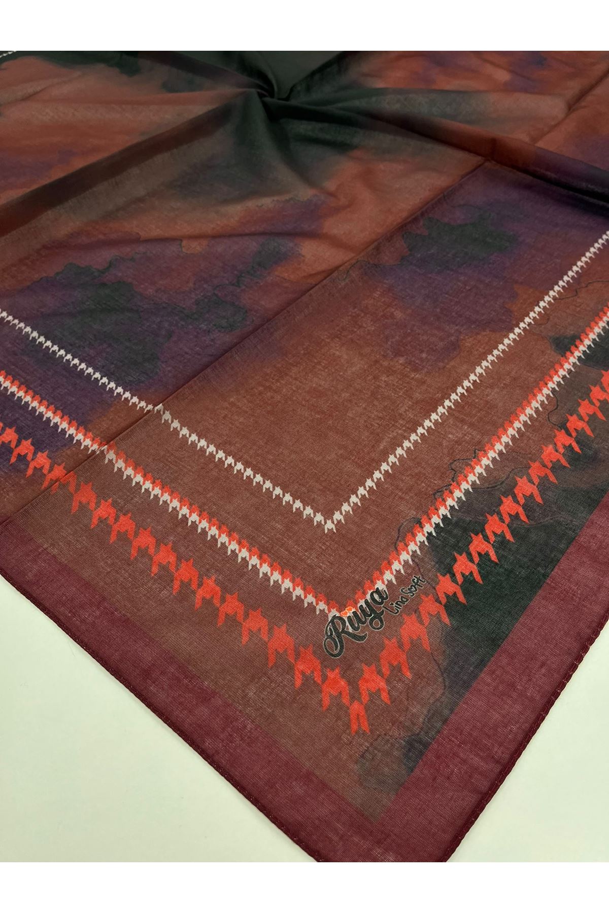 Rüya Lina Kazayağı Desen Soft Eşarp 