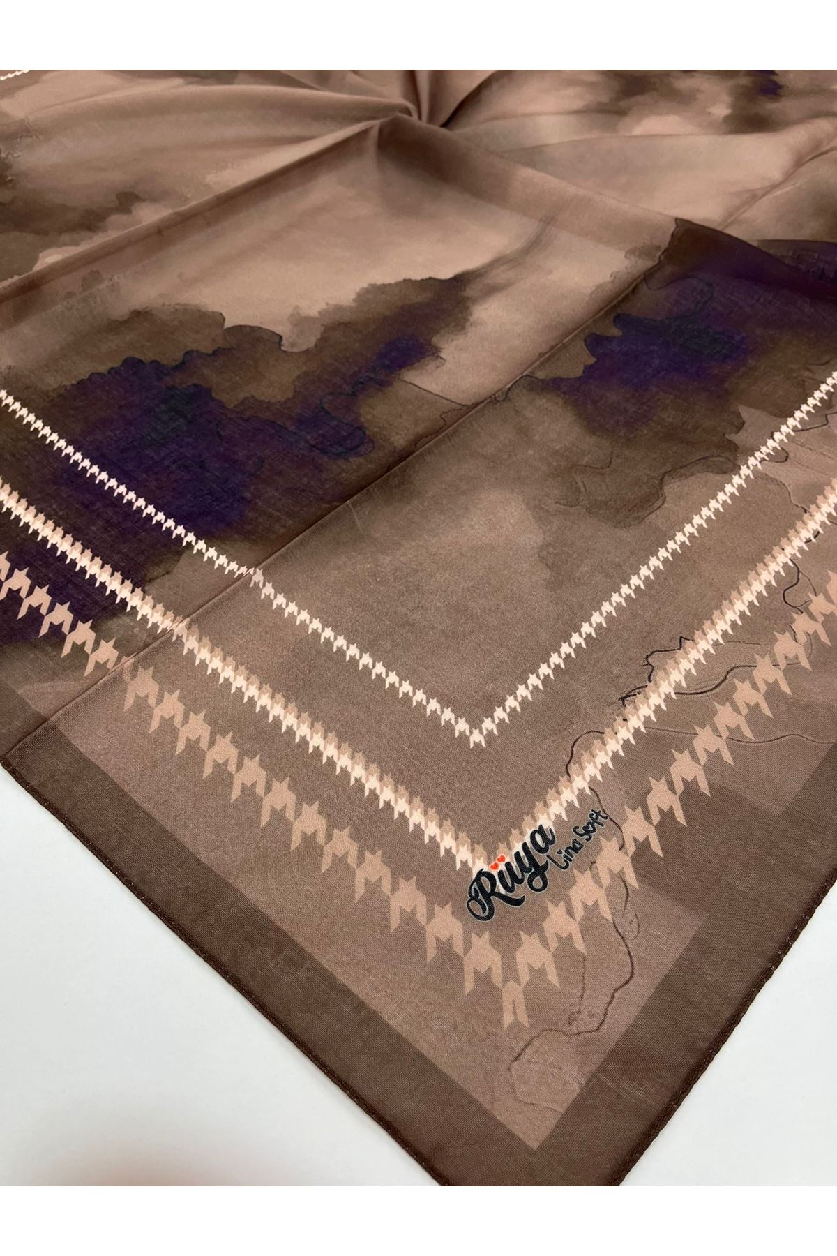 Rüya Lina Kazayağı Desen Soft Eşarp