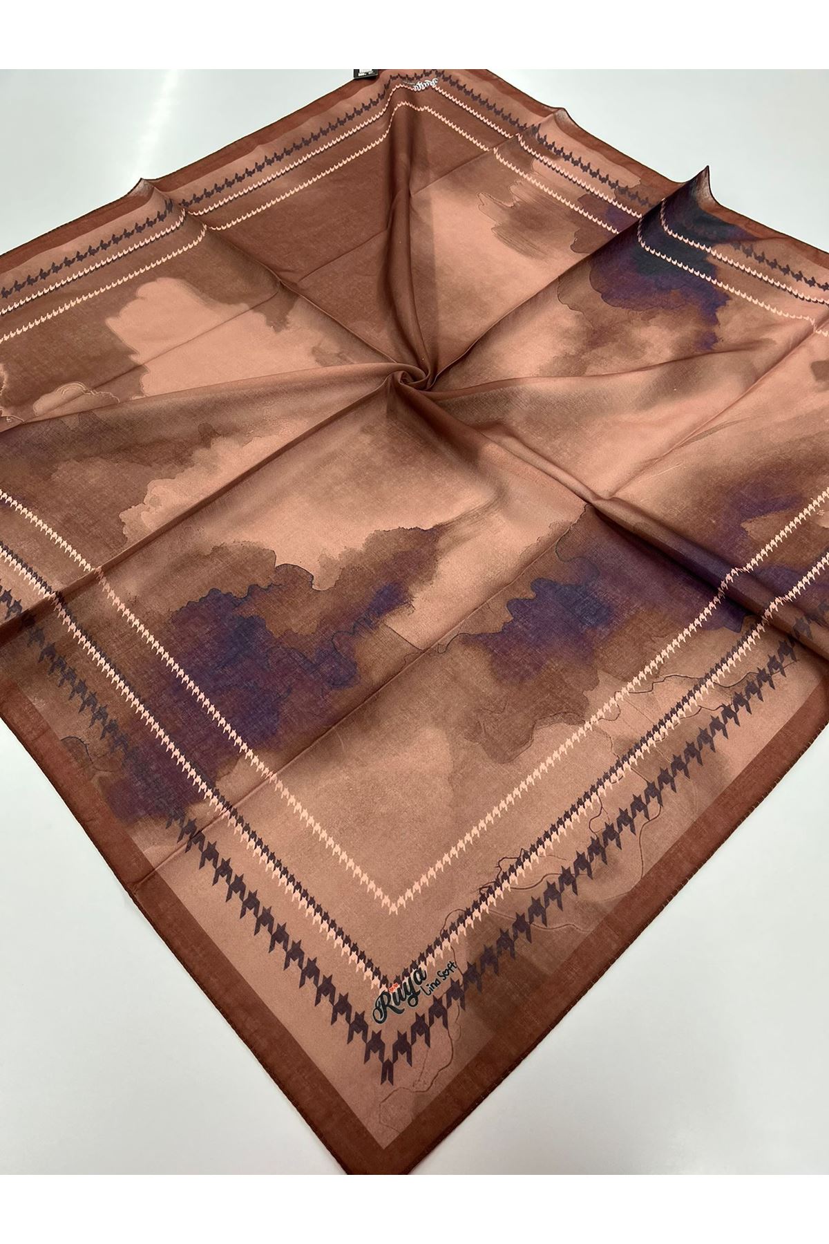 Rüya Lina Kazayağı Desen Soft Eşarp