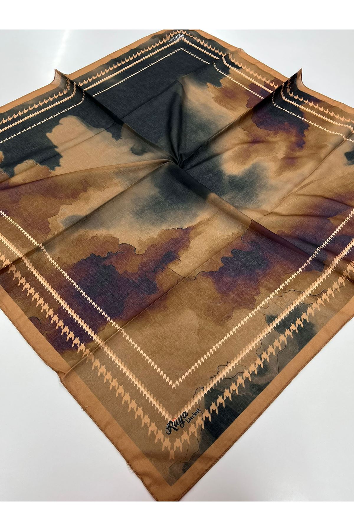 Rüya Lina Kazayağı Desen Soft Eşarp  