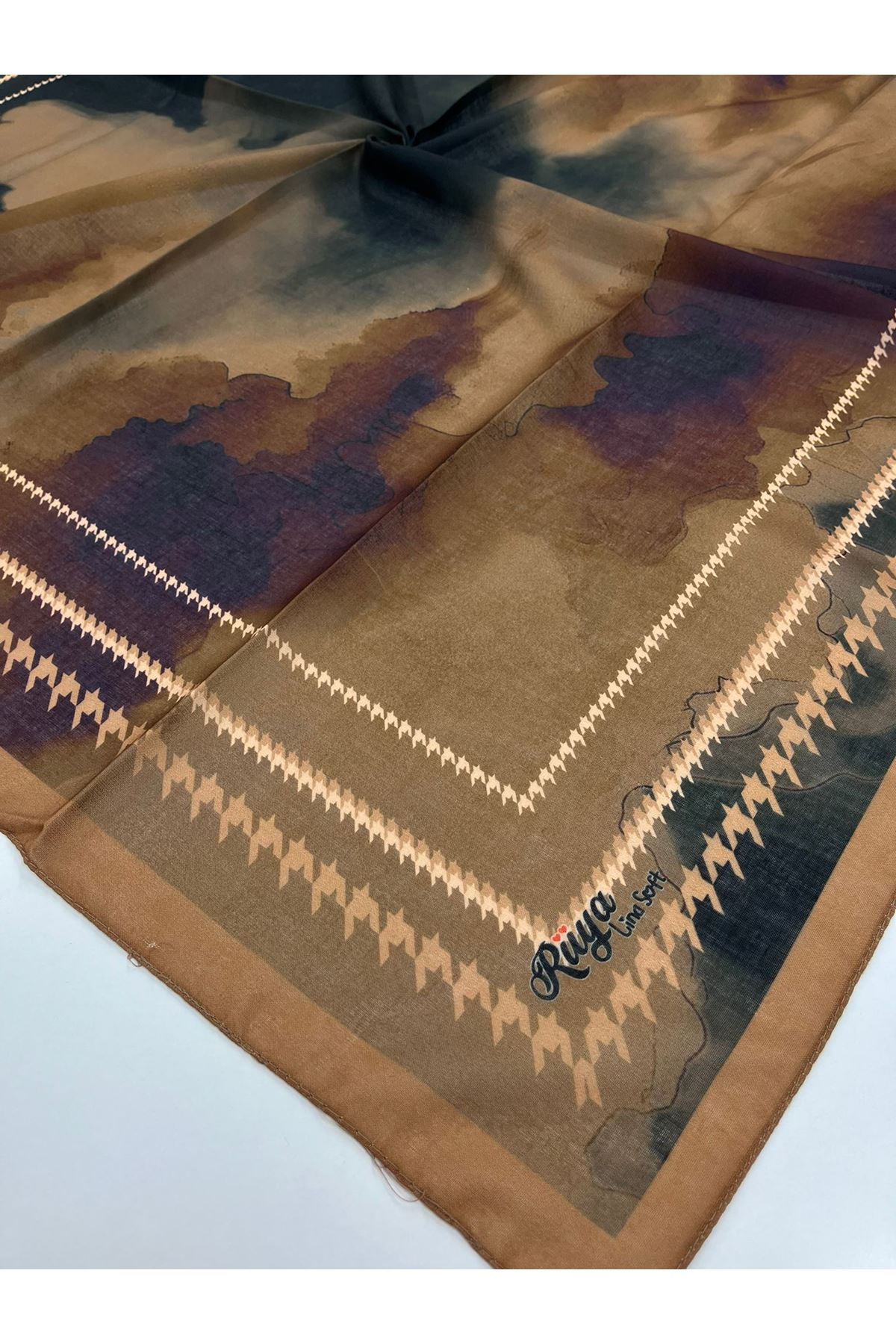 Rüya Lina Kazayağı Desen Soft Eşarp  