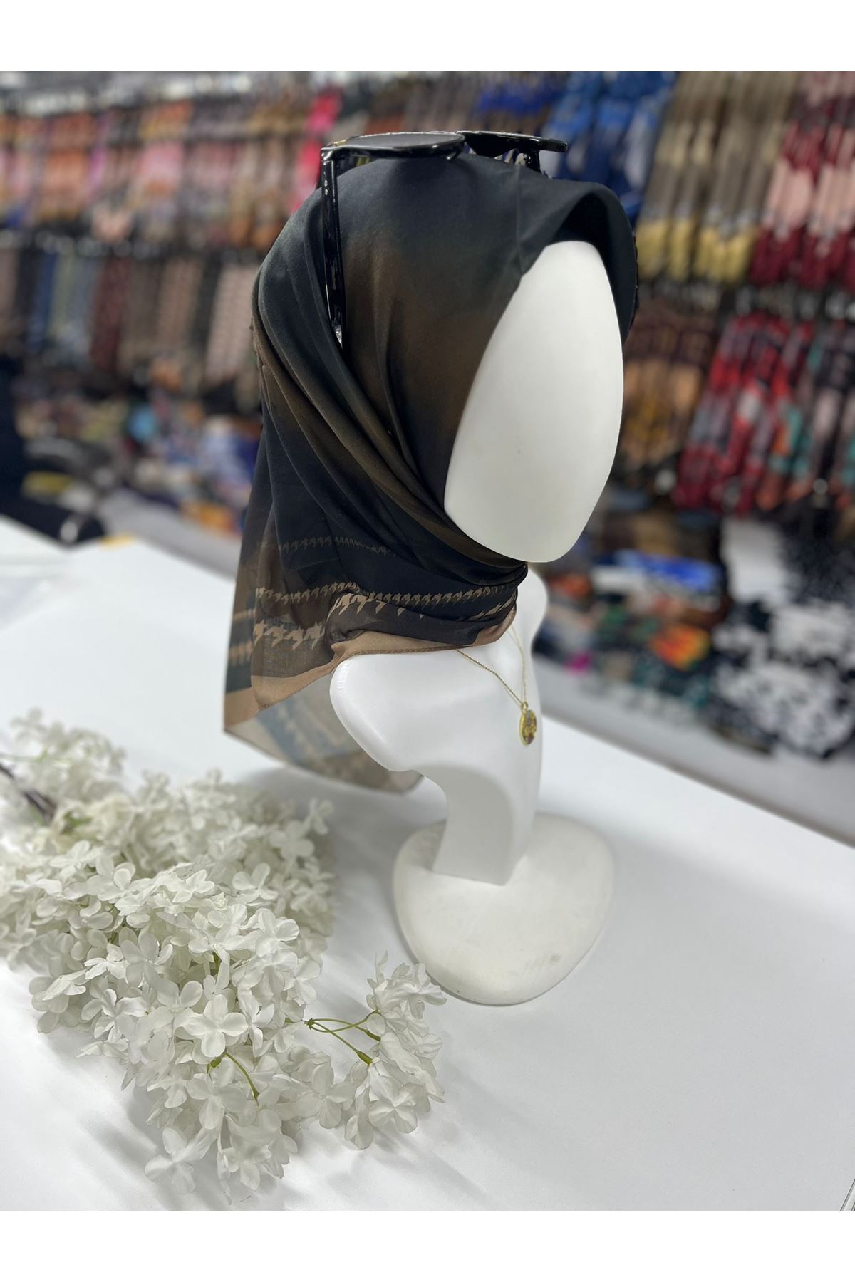 Rüya Lina Kazayağı Desen Soft Eşarp   