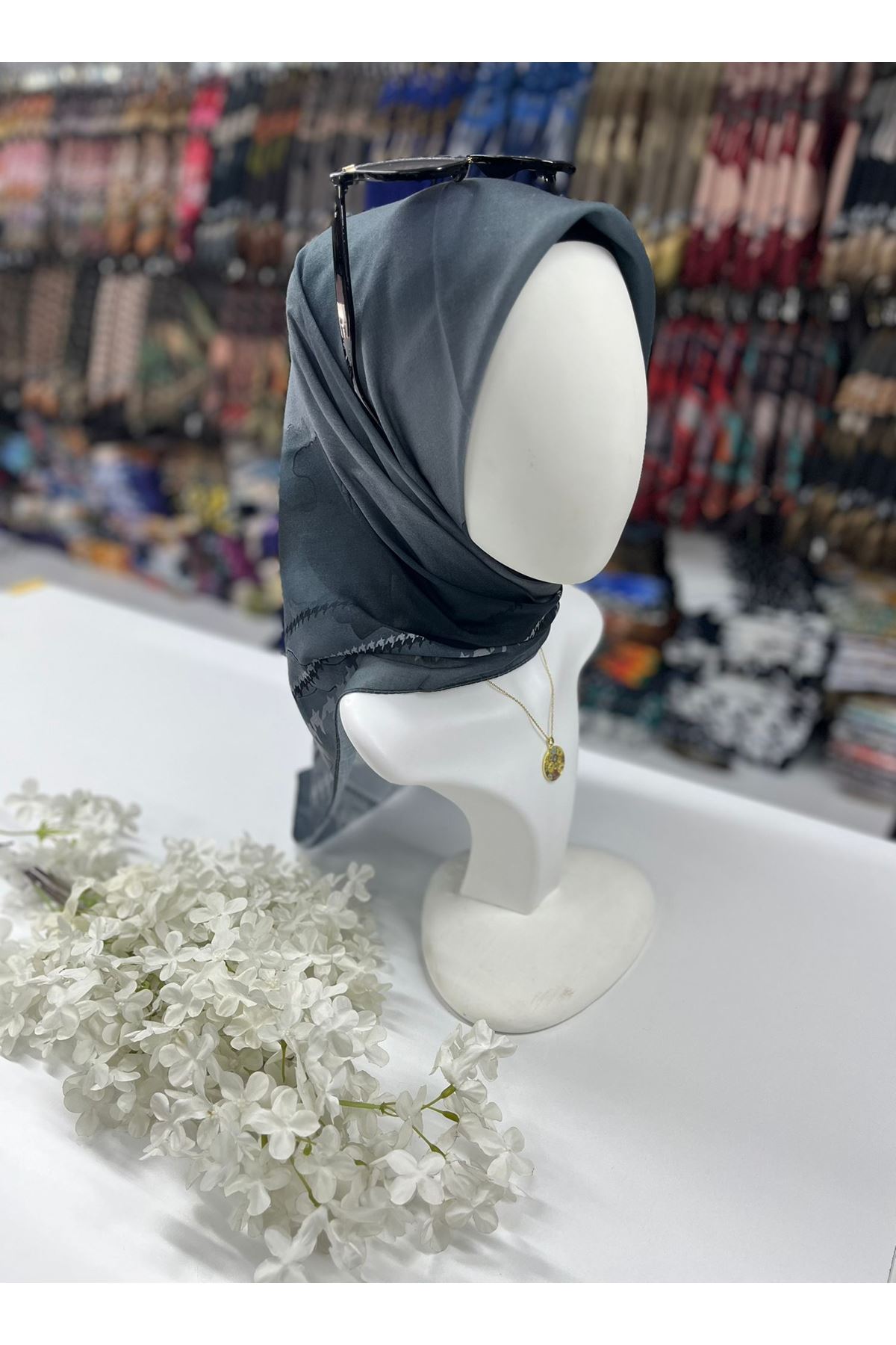 Rüya Lina Kazayağı Desen Soft Eşarp