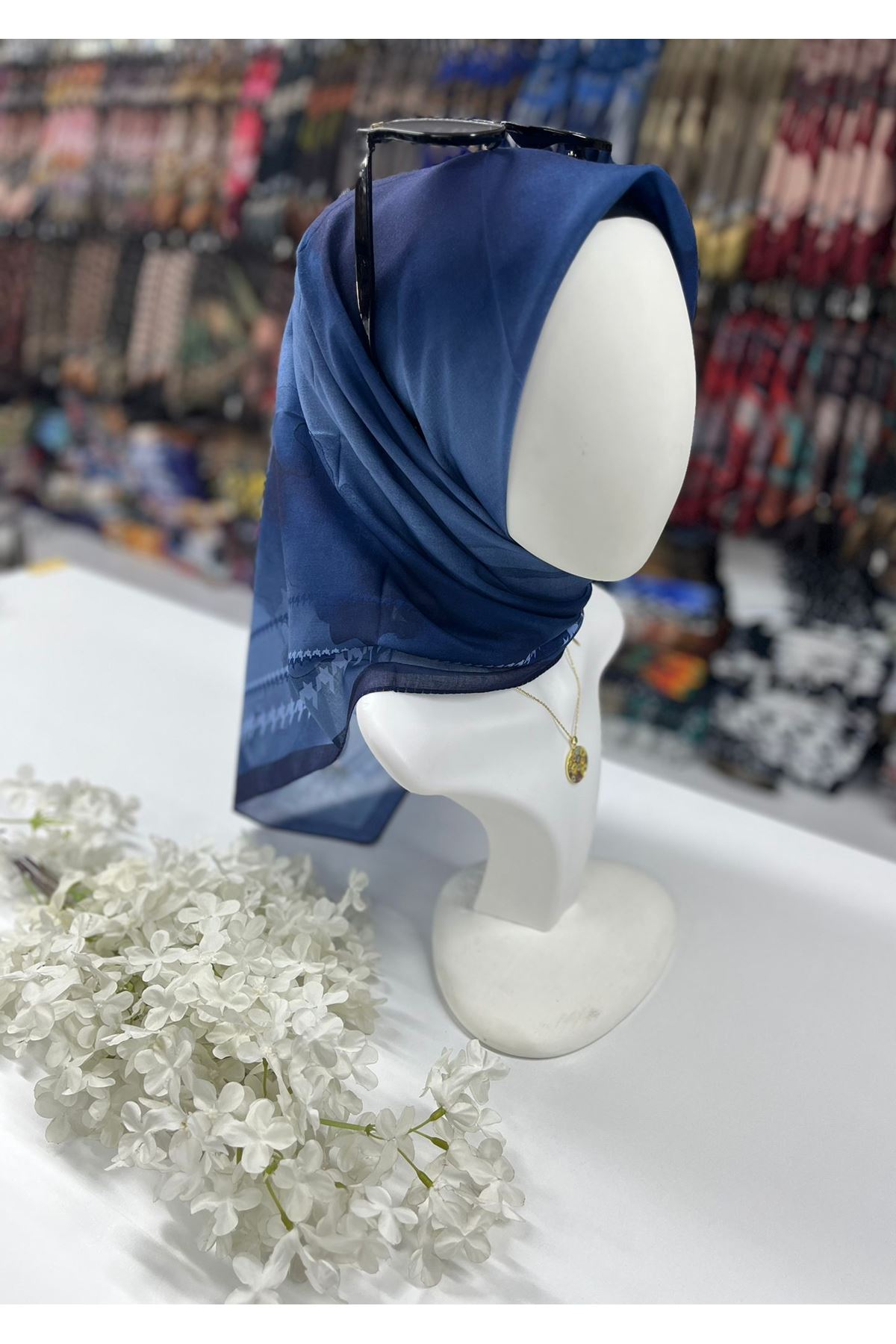 Rüya Lina Kazayağı Desen Soft Eşarp   