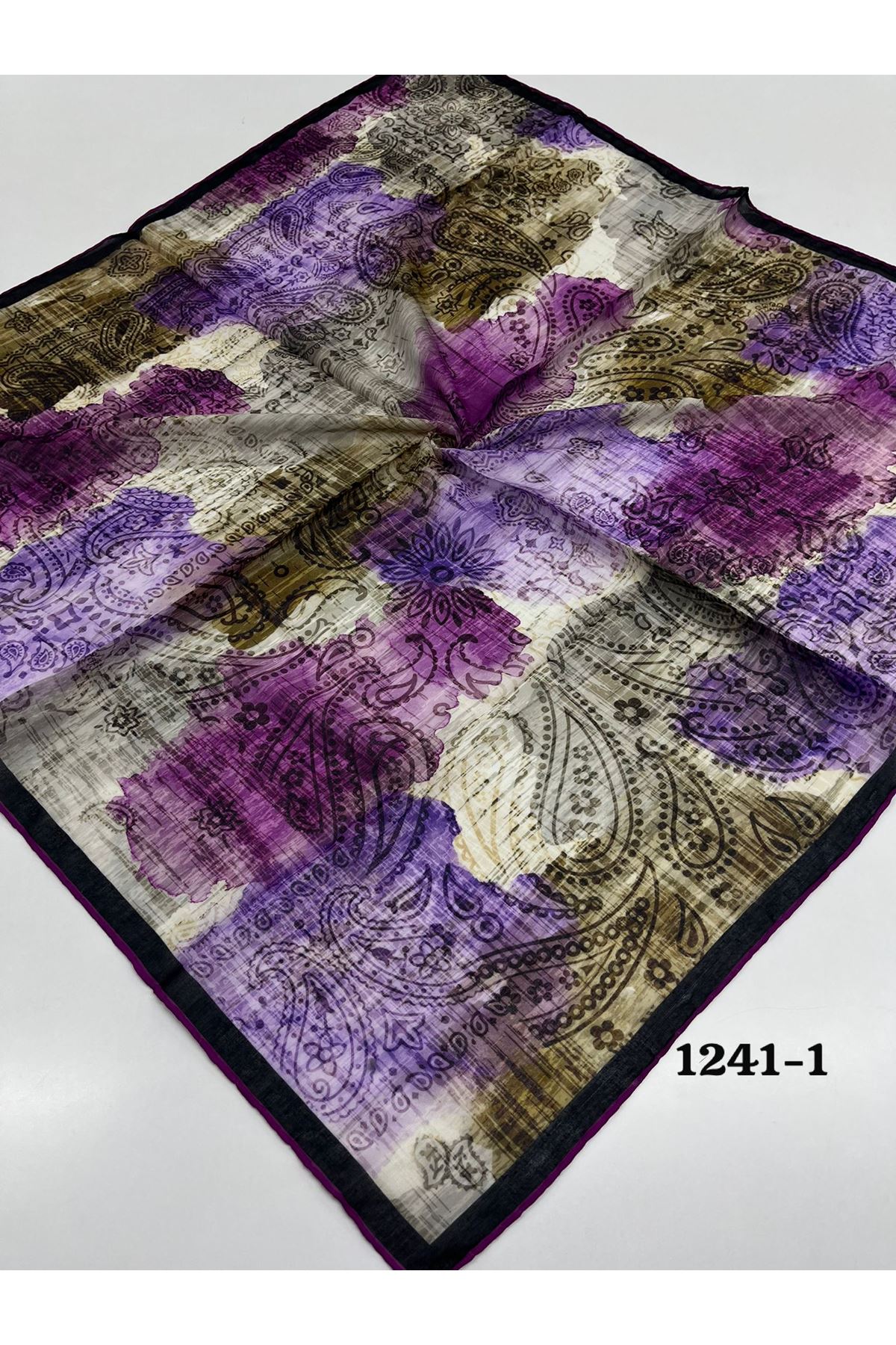 Etnik Desen Soft Eşarp Kod:1241-1