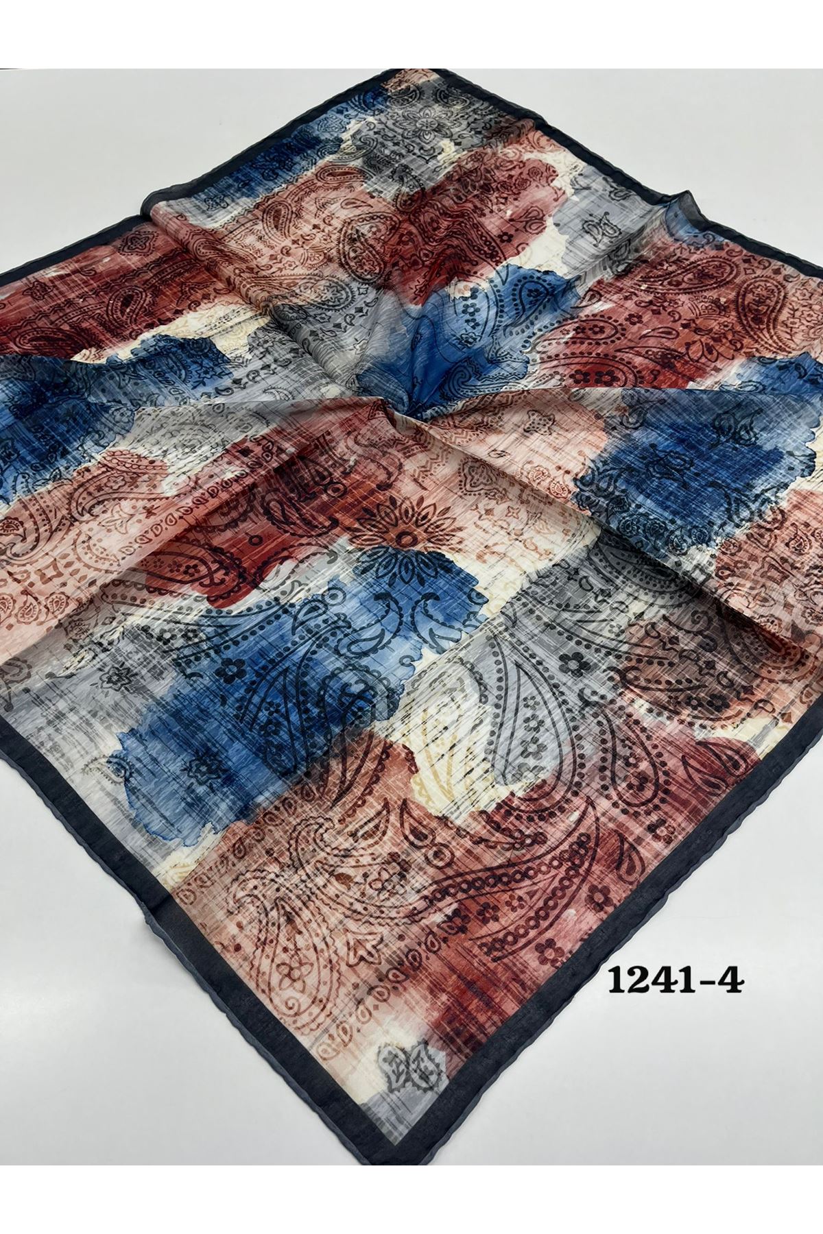 Etnik Desen Soft Eşarp Kod:1241-4