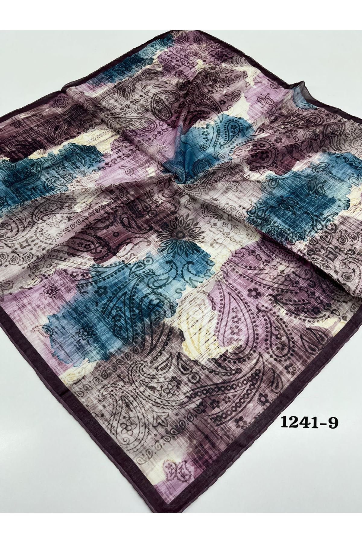 Etnik Desen Soft Eşarp Kod:1241-9