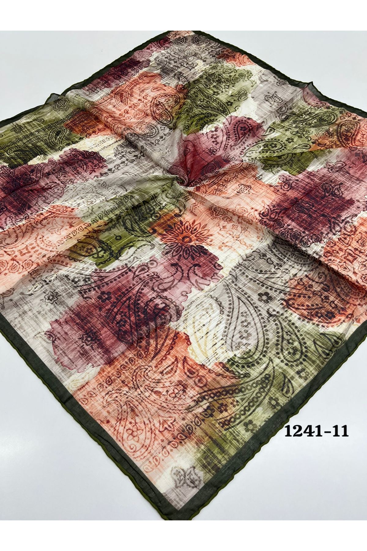 Etnik Desen Soft Eşarp Kod:1241-11