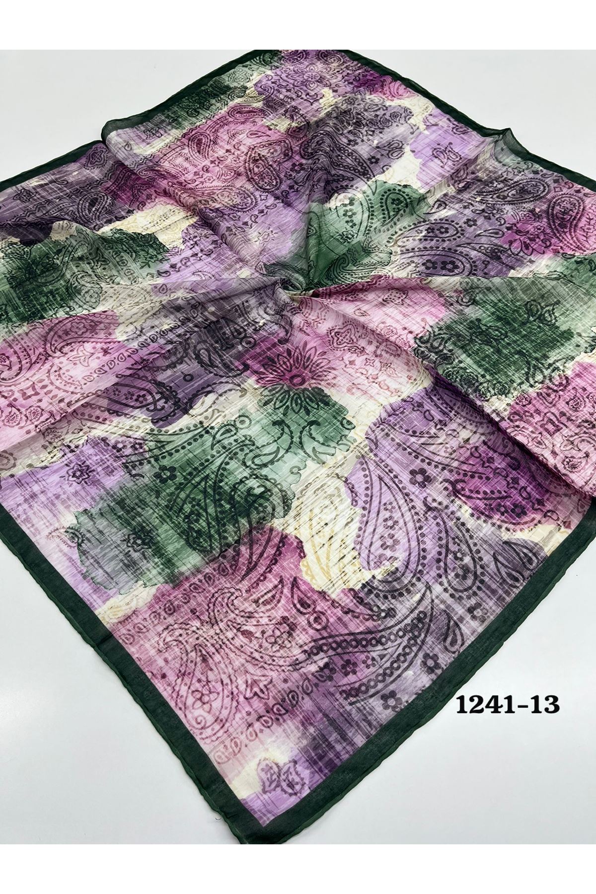 Etnik Desen Soft Eşarp Kod:1241-13