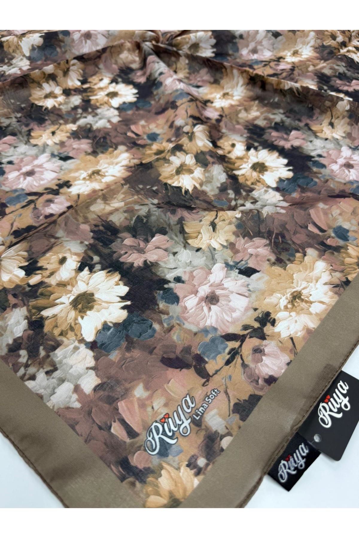 Rüya Lina Çiçek Desen Soft Eşarp 