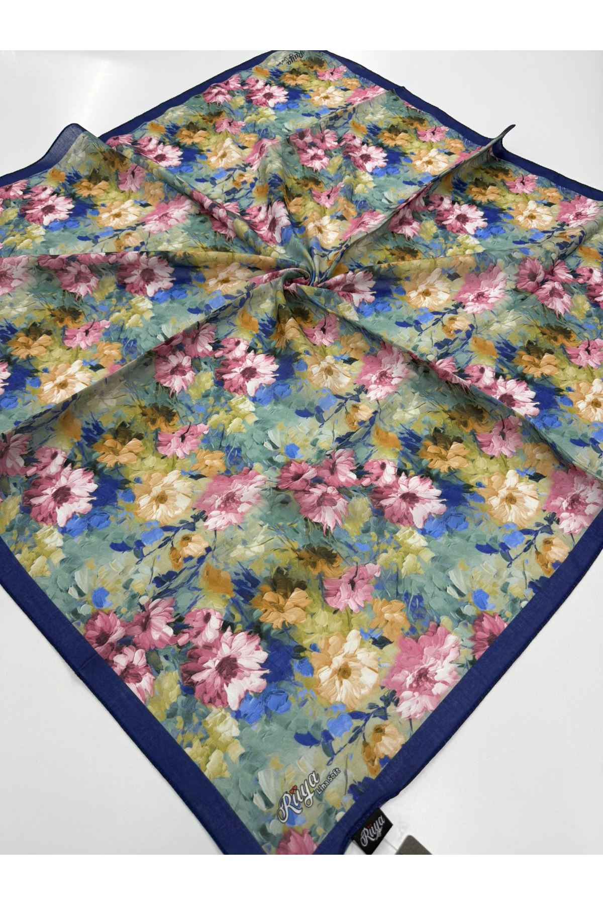 Rüya Lina Çiçek Desen Soft Eşarp  