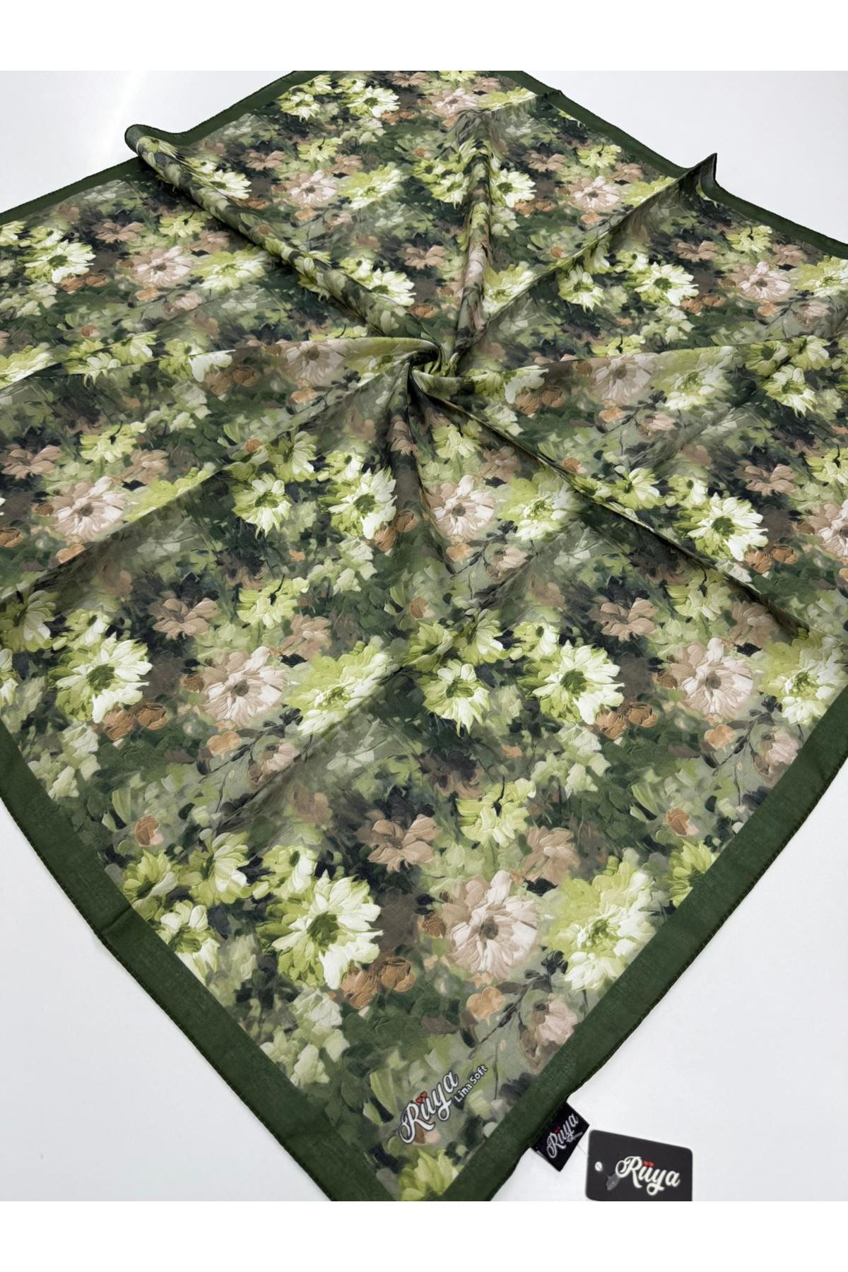 Rüya Lina Çiçek Desen Soft Eşarp  