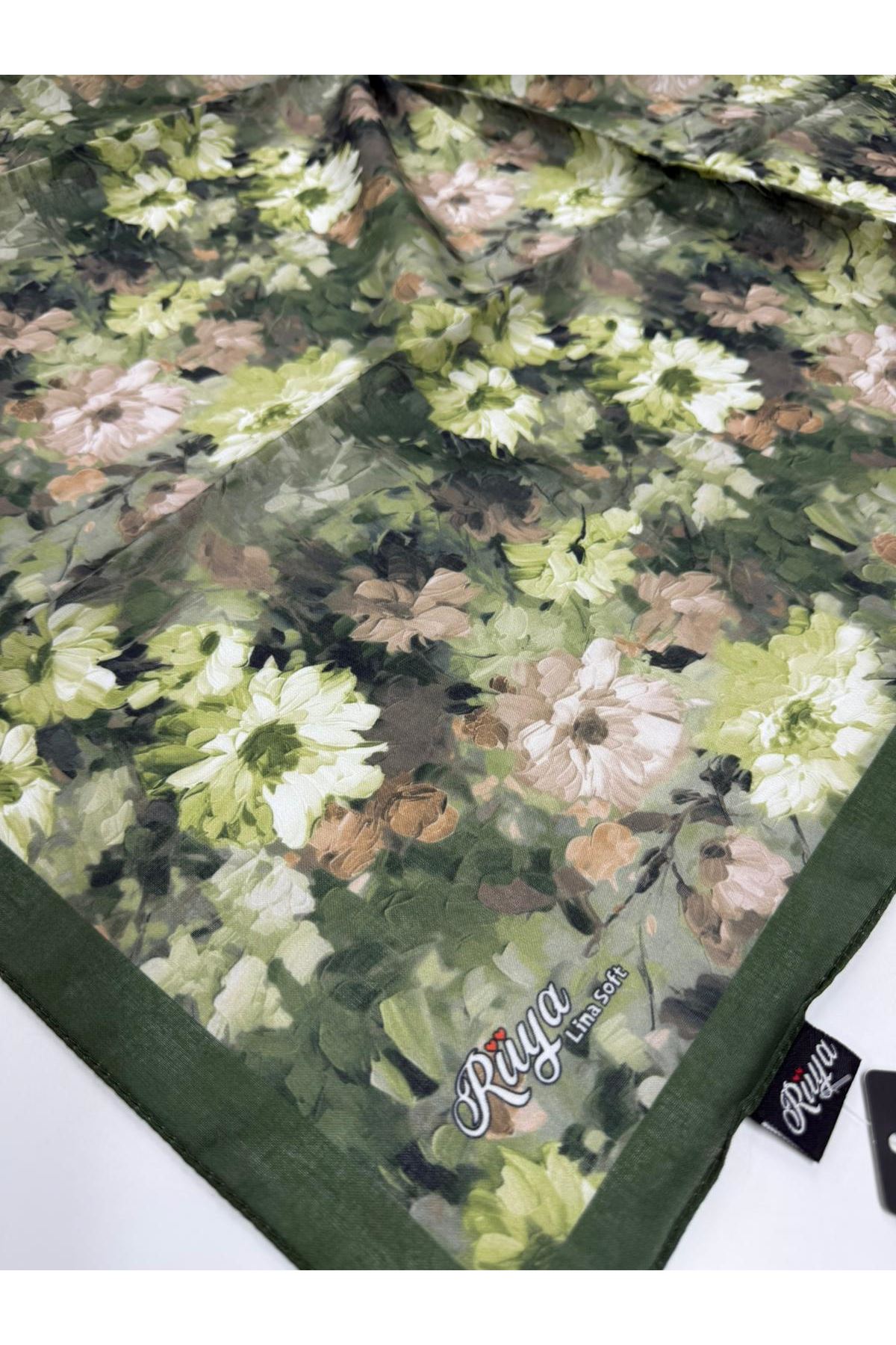 Rüya Lina Çiçek Desen Soft Eşarp  