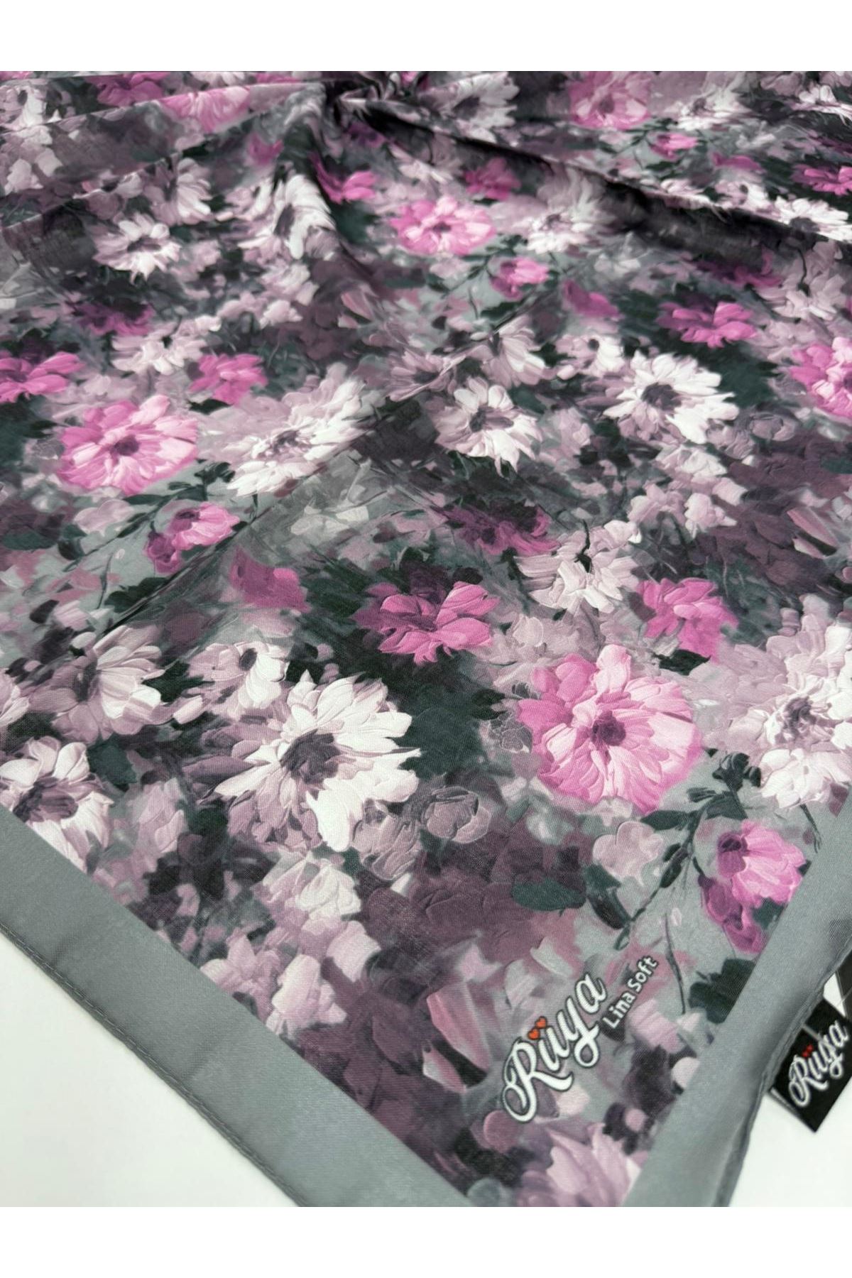 Rüya Lina Çiçek Desen Soft Eşarp   
