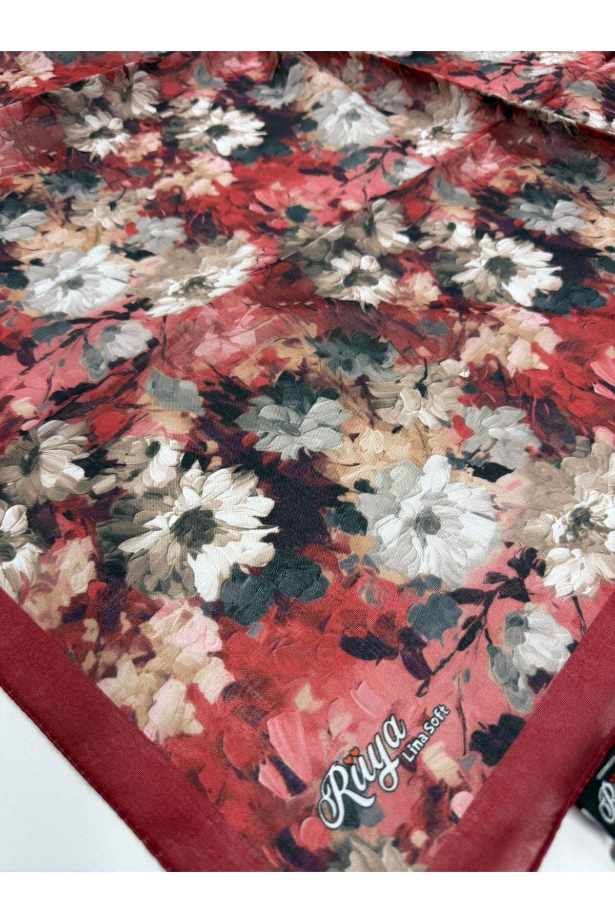 Rüya Lina Çiçek Desen Soft Eşarp  